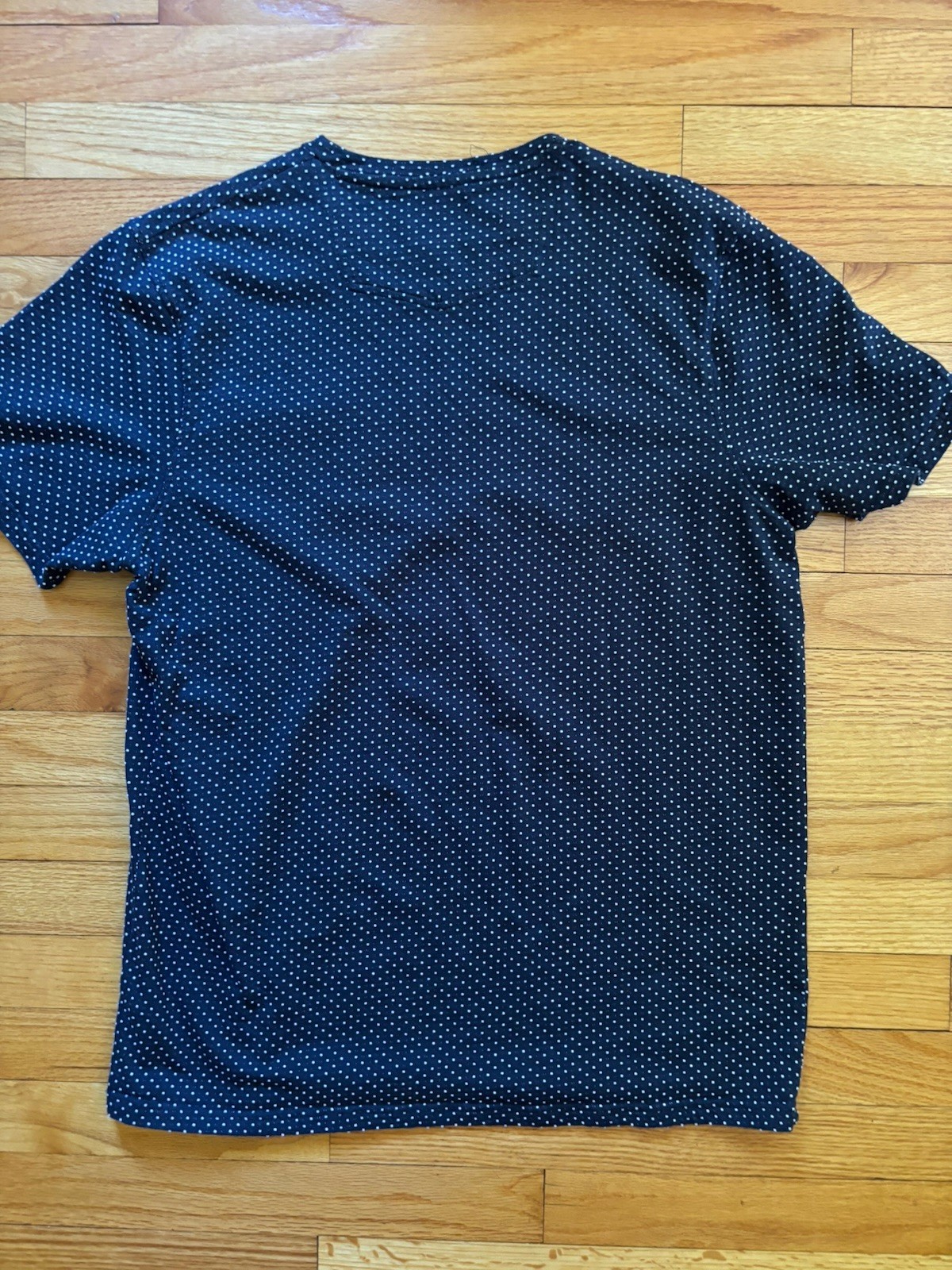 Peter Werth London Men’s Bridger Tee Black Polka Dots XL