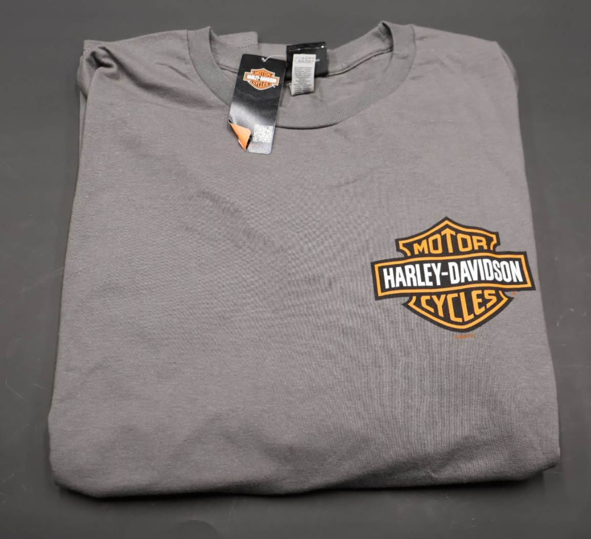 Harley Davidson Shirt Mens 3XL dark gray green authentic shirt bin 1