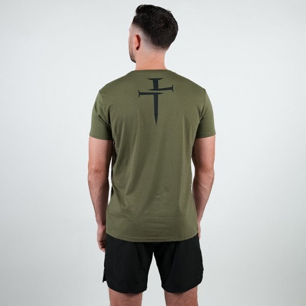 THREE NAILS Core Cross Tee Activewear – Live Your Purpose, Select Size & Color