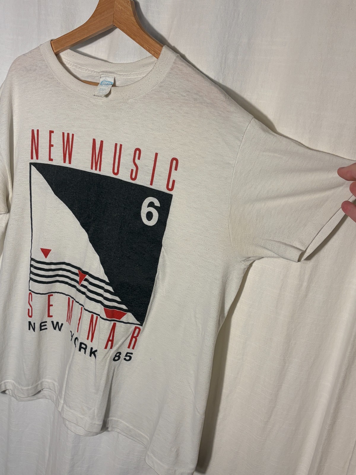 Vintage 1985 New Music Seminar 6 T Shirt New York Single Stitch USA L XL