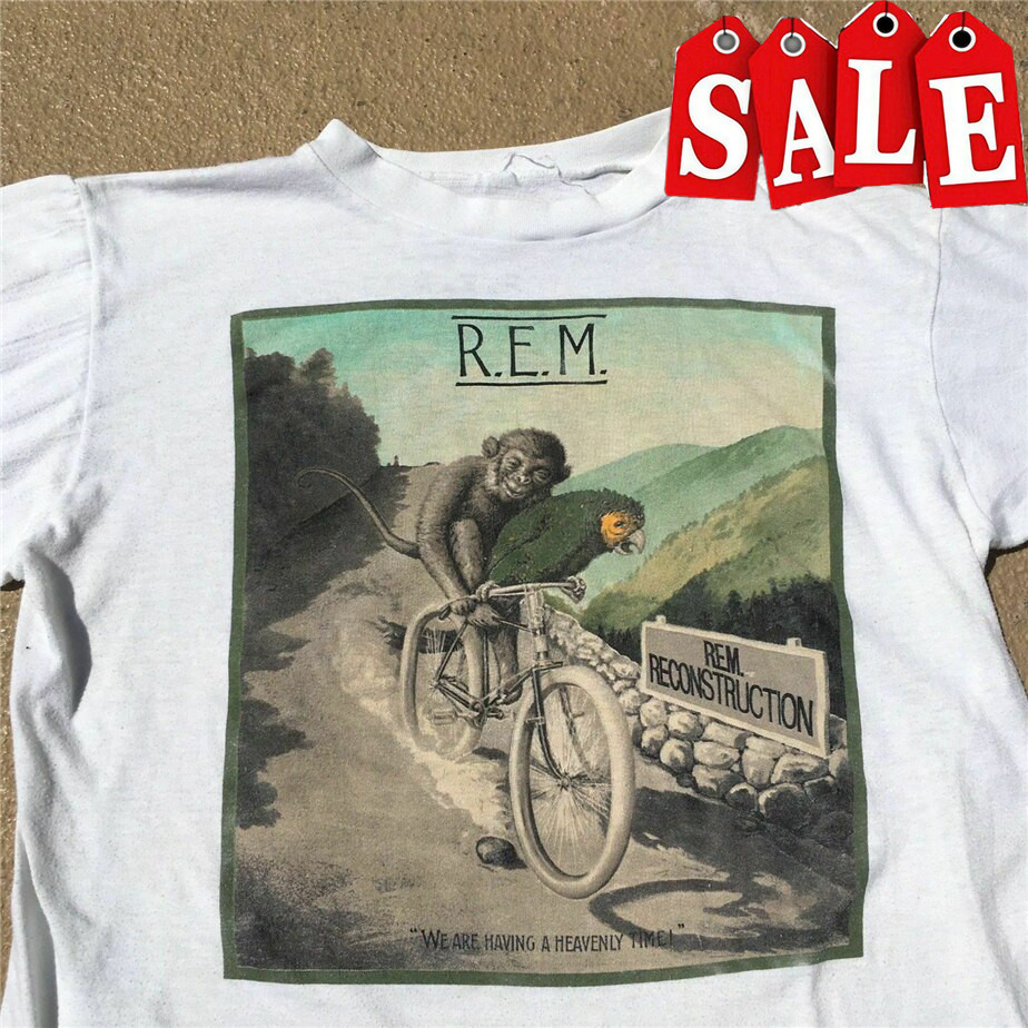 Vtg 80S REM T-Shirt 1985 Concert Tour Fables Of Reconstruction