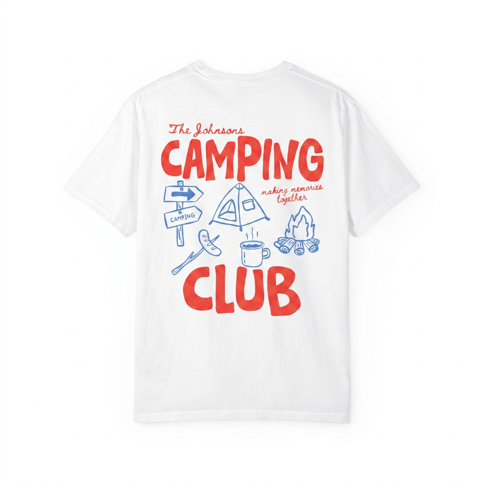 Custom Camping Club Family Shirt Matching Camping Shirts Personalized Trip Tee