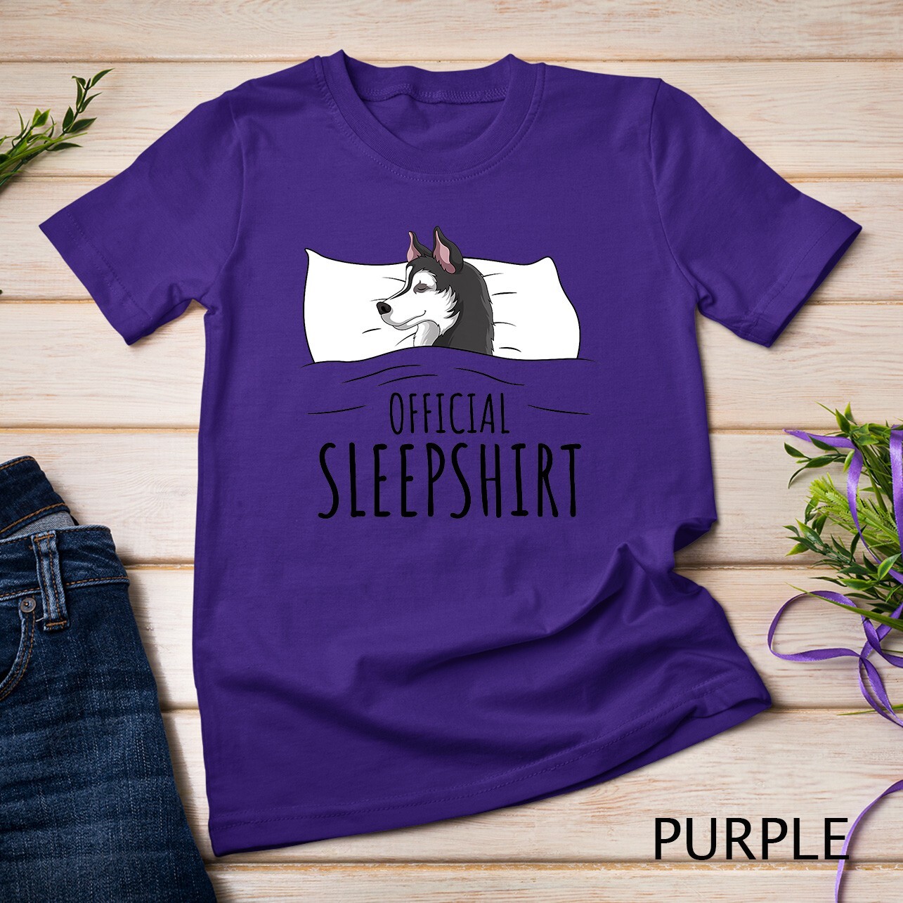 Husky Dog Official Sleepshirt T-Shirt Unisex T-shirt