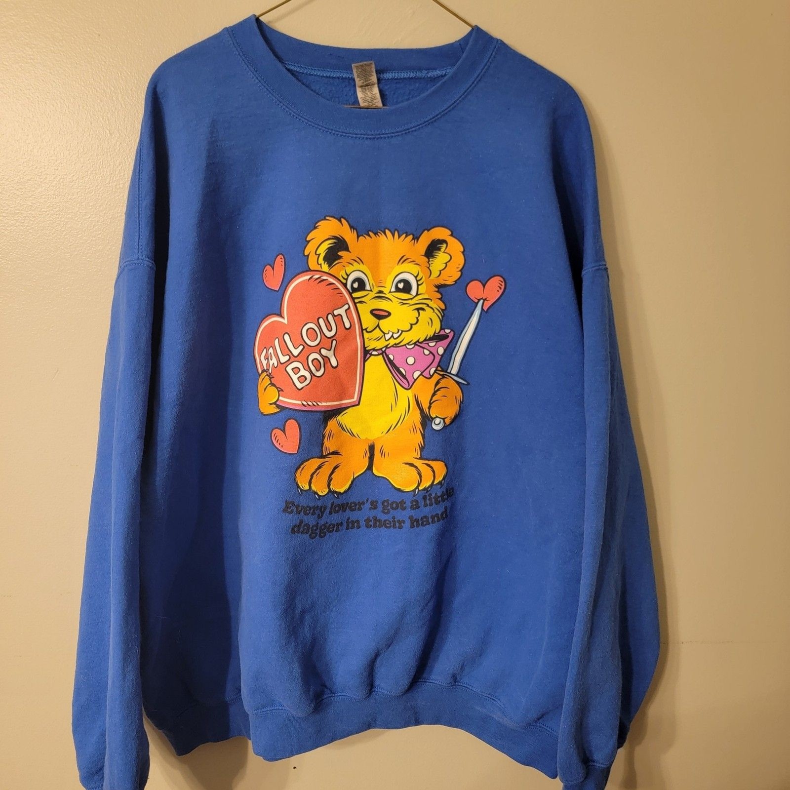 Fall Out Boy SMFSD So Much For 2our Dust Concert Sweatshirt Crewneck 2XL Teddy