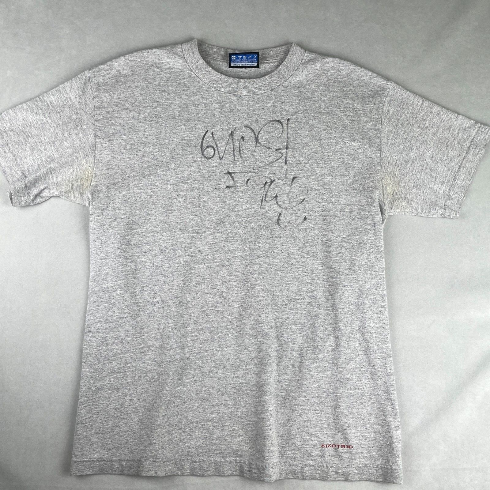 Vintage Electric Volt Shirt Sz M Signed by Ghostface Killah 2006 USA Wu Tang Y2K