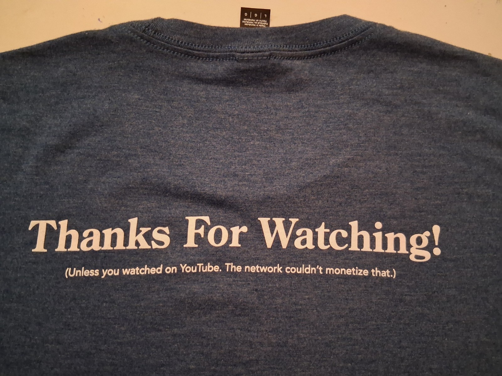 The Late Show With Stephen Colbert Last Show Tee Shirt – Large