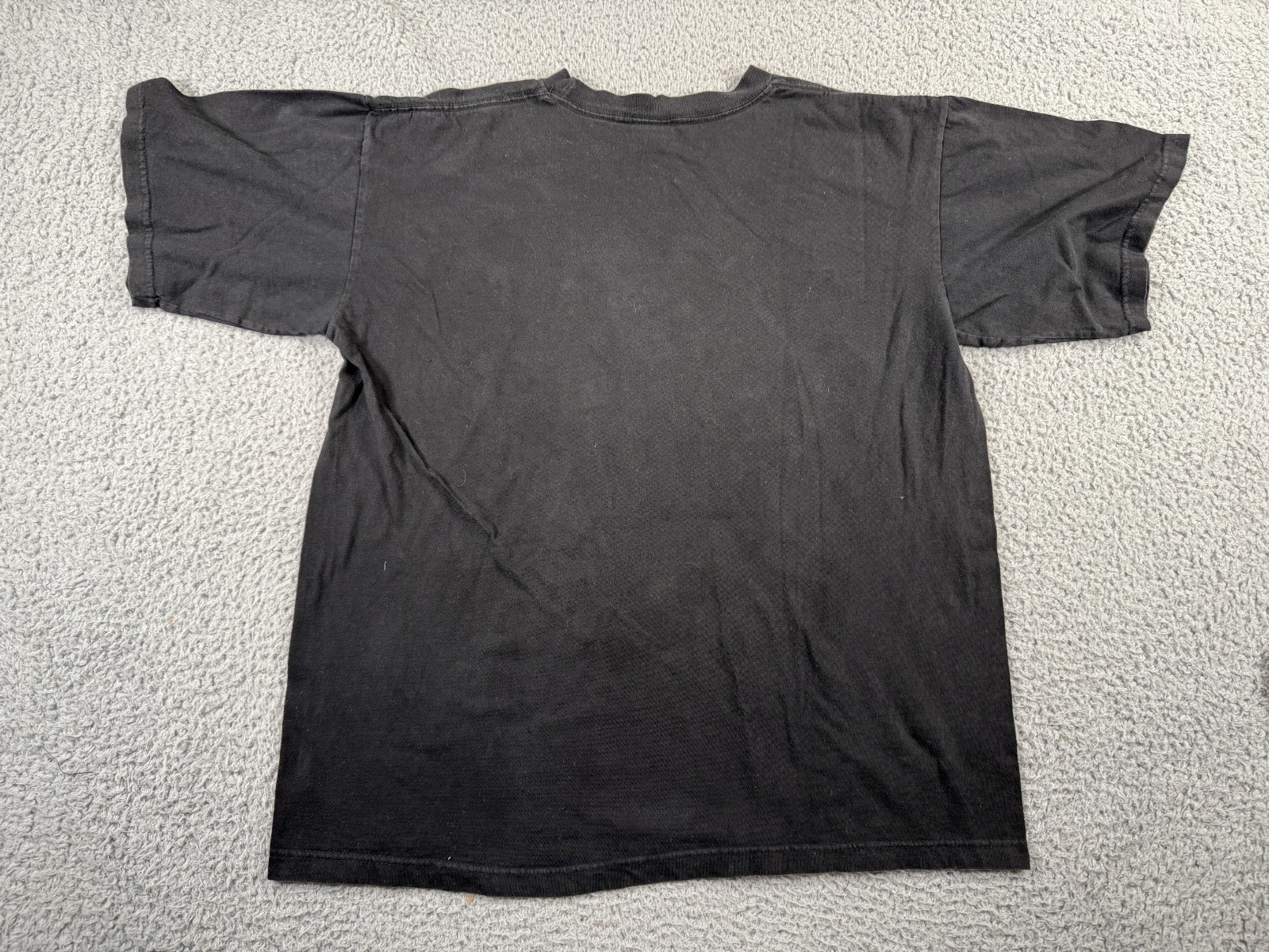 Vintage Chicago Bulls 90s T Shirt Mens XL Black Faded Graphic Short Sleeve Logo