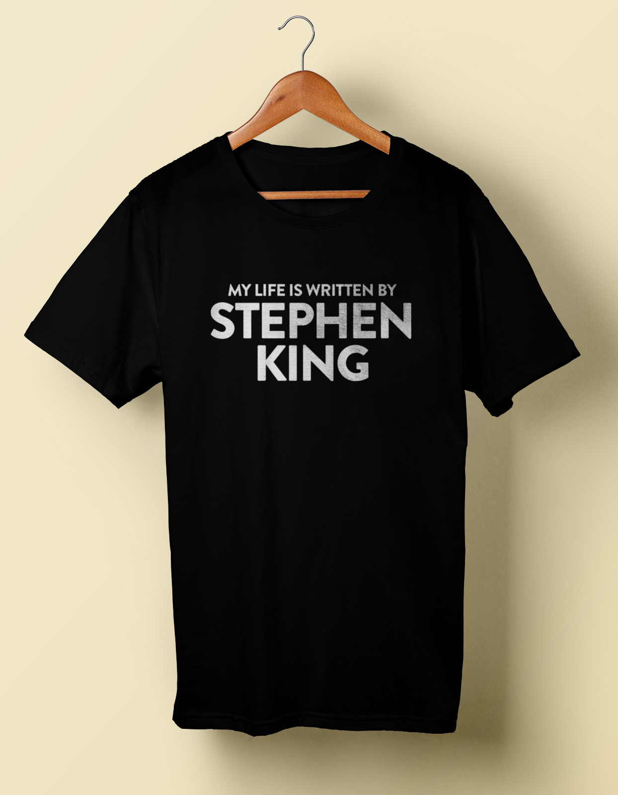 My Life is Written by Stephen King S M L XL 2X 3X 4X 5X Horror IT The Stand