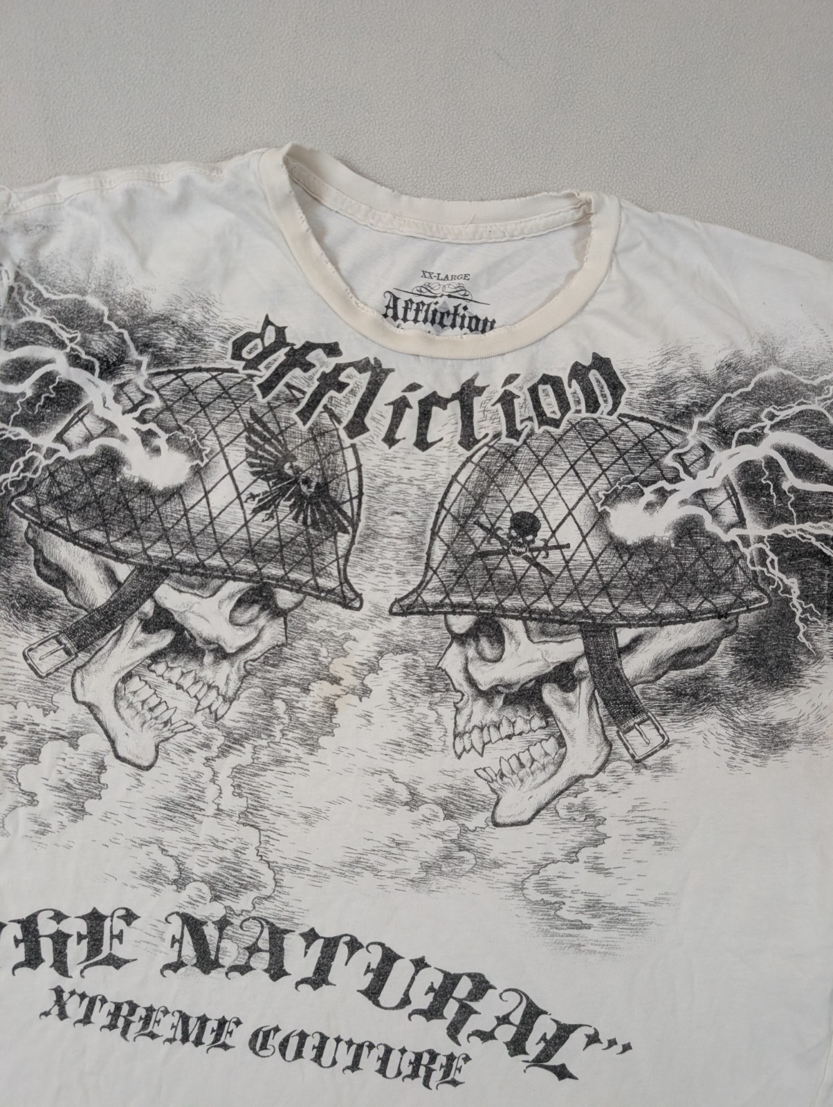 AFFLICTION Randy Couture The Natural Xtreme Couture T-Shirt Men&rsquo;s 2XL Y2K Street