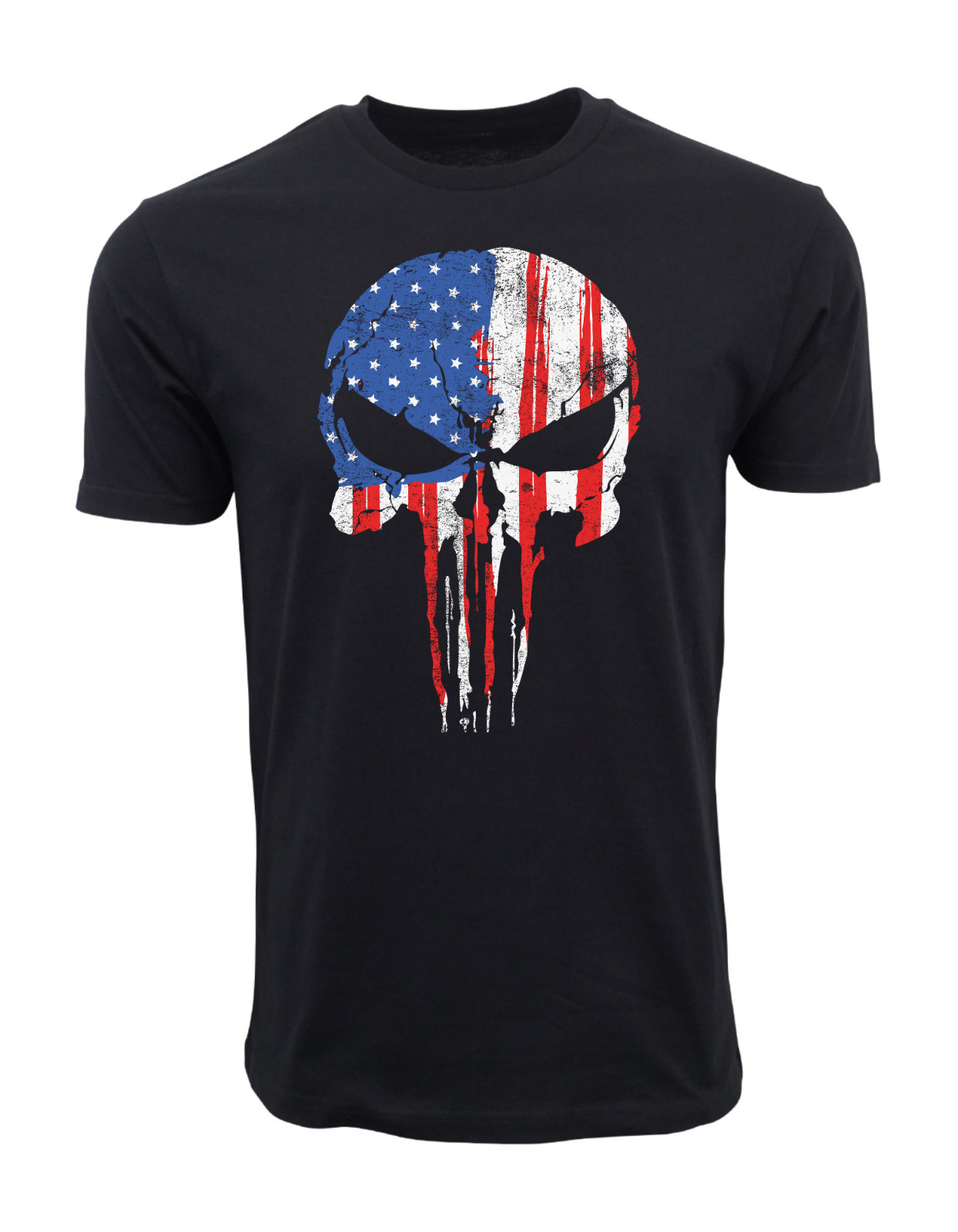 MARVEL PUNISHER FALG SKULL T SHIRT