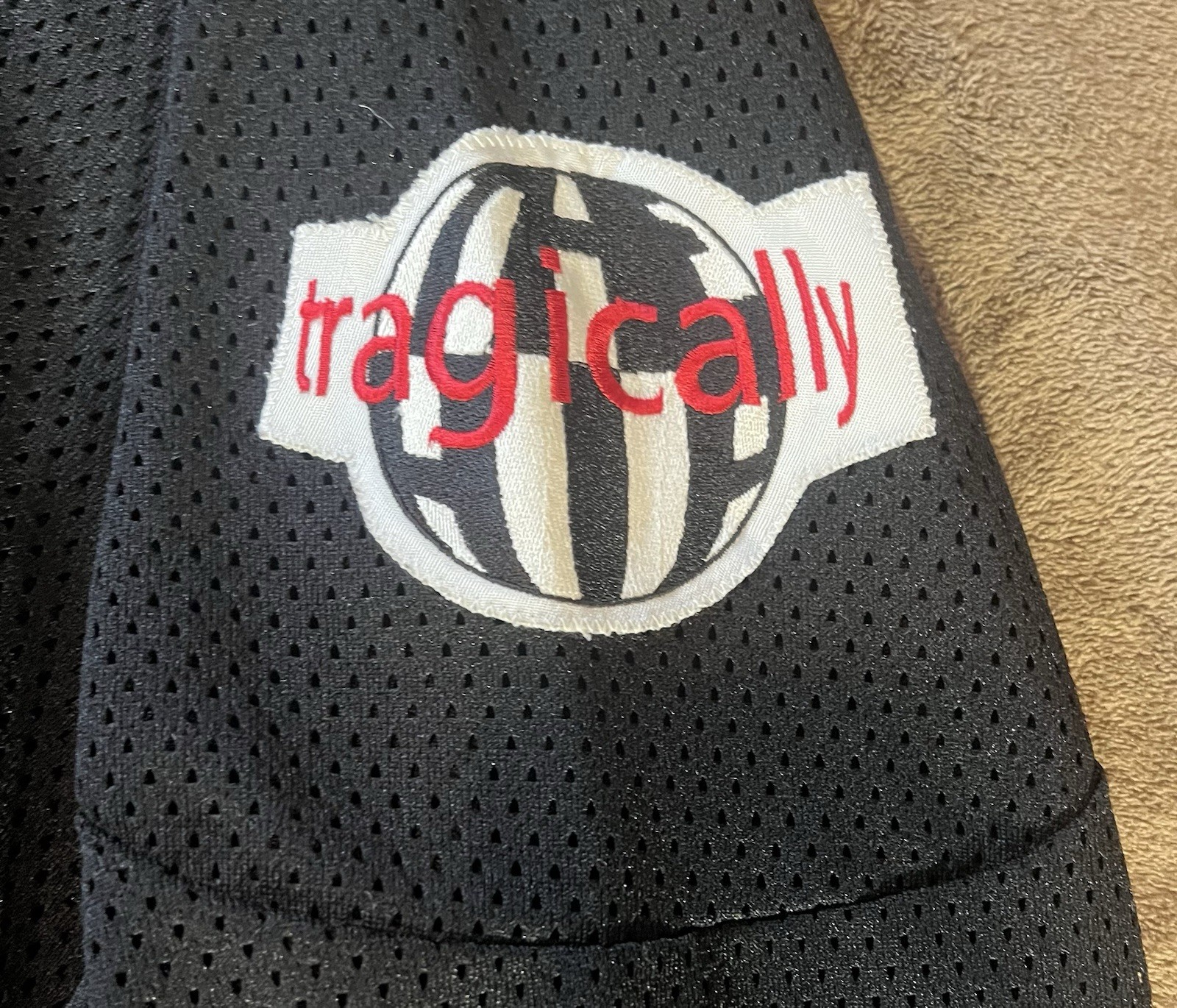 TRAGICALLY HIP Trouble Henhouse hockey jersey Rare Rush Zep Beatles Young Mint