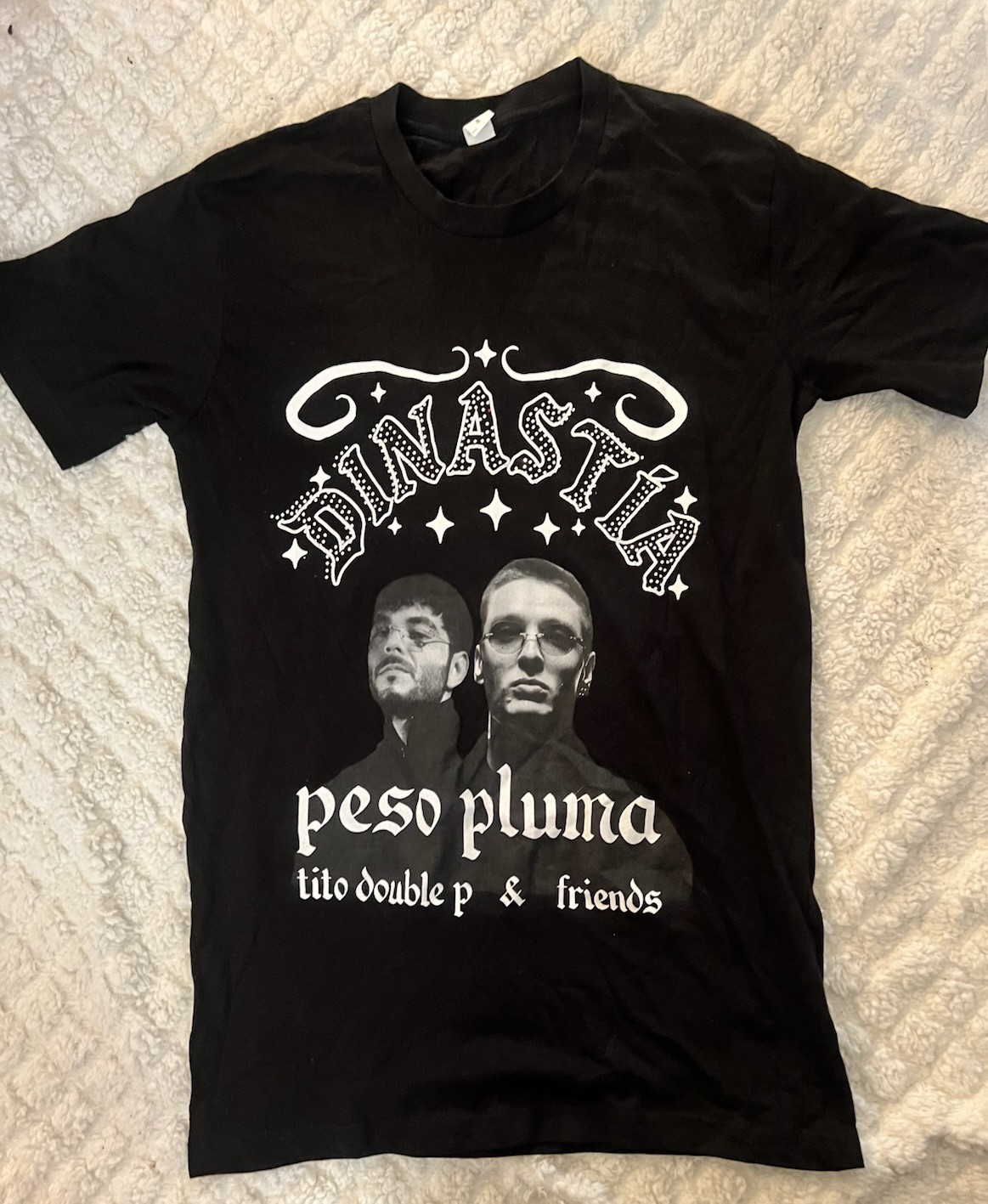 Dinastía Peso Pluma Tito Double P & Friends Men&rsquo;s Black T-Shirt XL