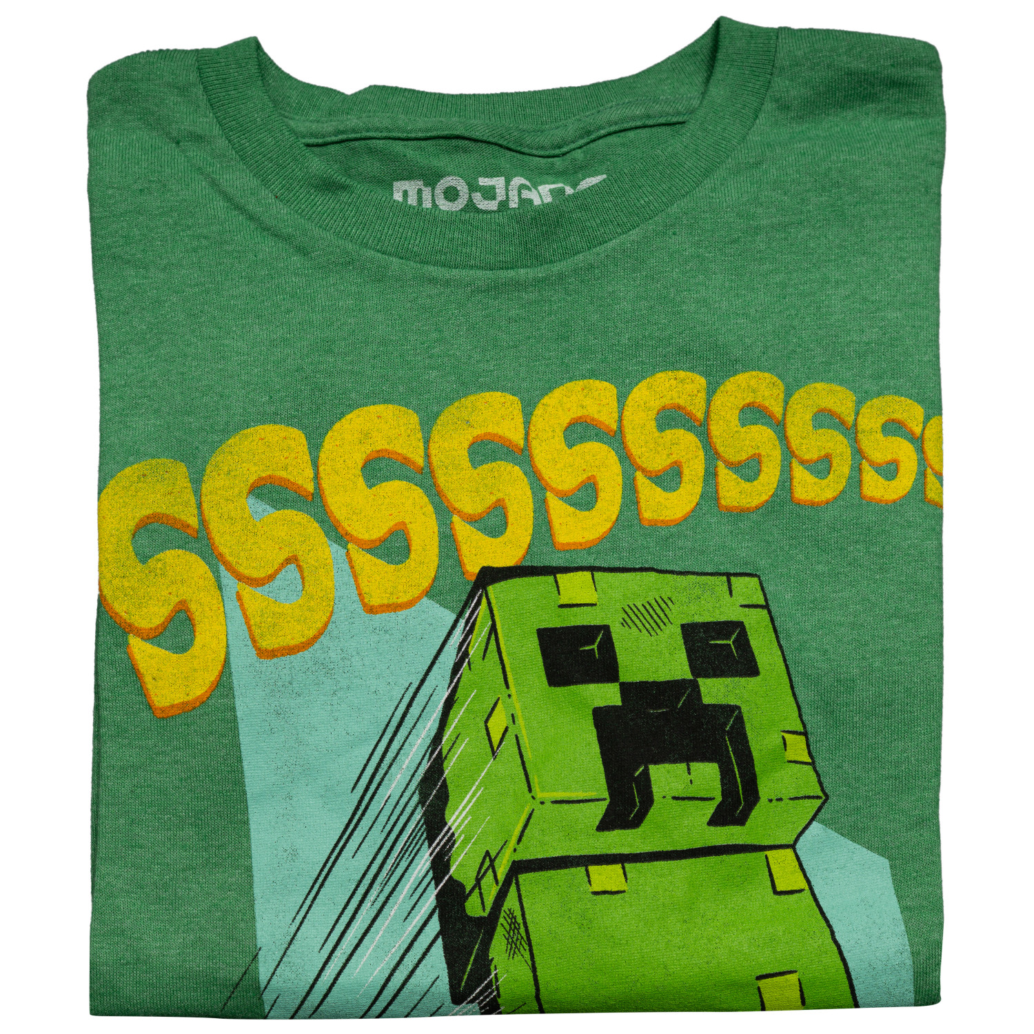 Minecraft Fear The Creeper Glow in Dark 2 Piece Adult T-Shirt Set