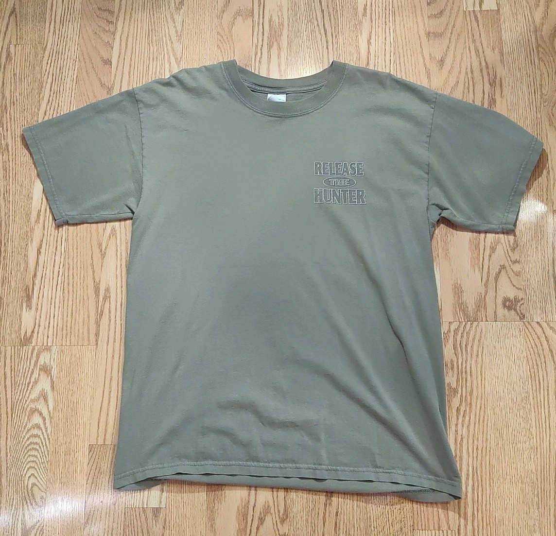 Vintage Y2K Camo Hunting Shirt Mens Large Green 2001 Buck Wear Hunter Crossbow