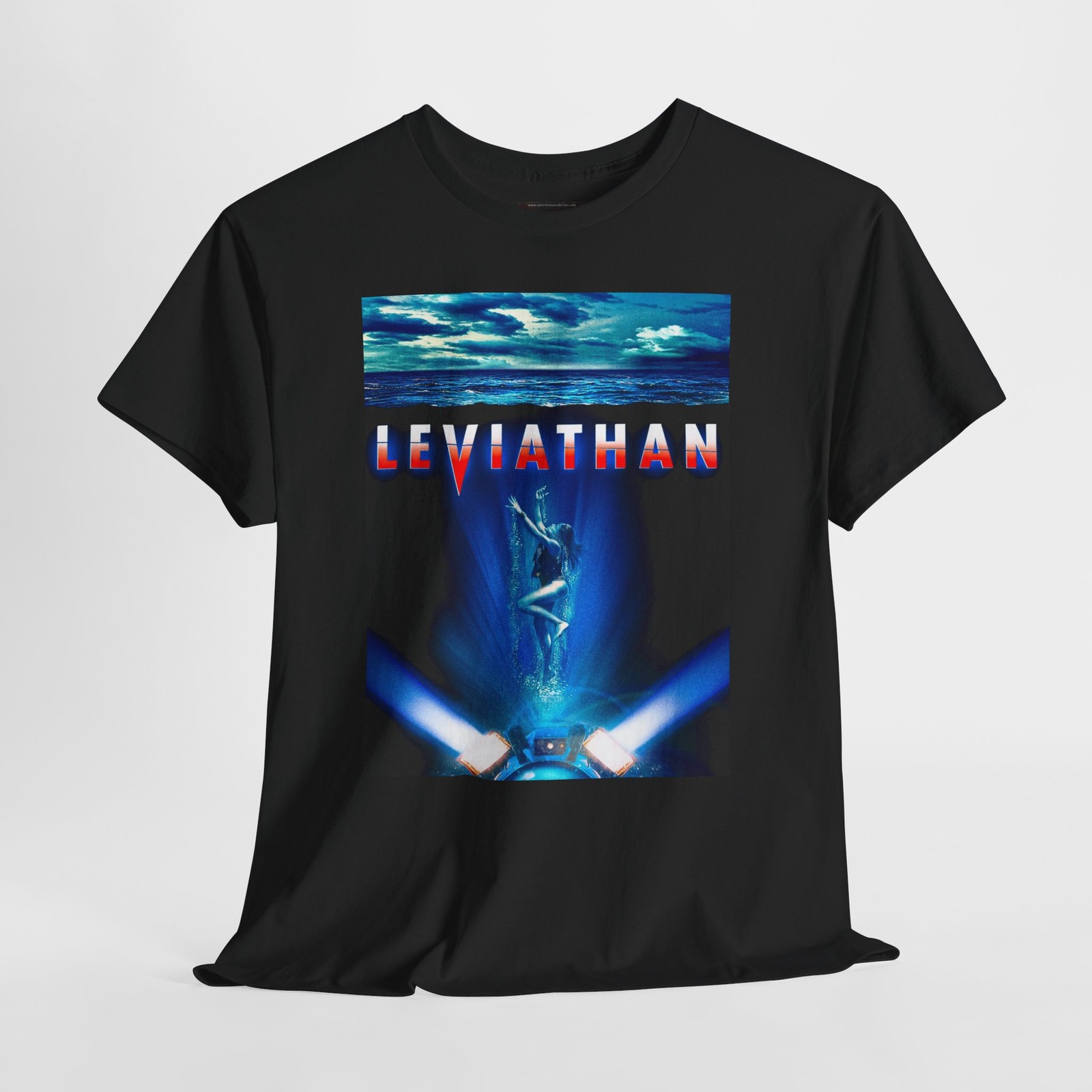 Leviathan 1989 Retro Movie Poster Horror Unisex Graphic T-Shirt