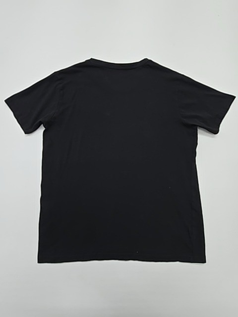 Le Capipe Mens T-Shirt Black Logo Size L Regular Cotton Crew Neck