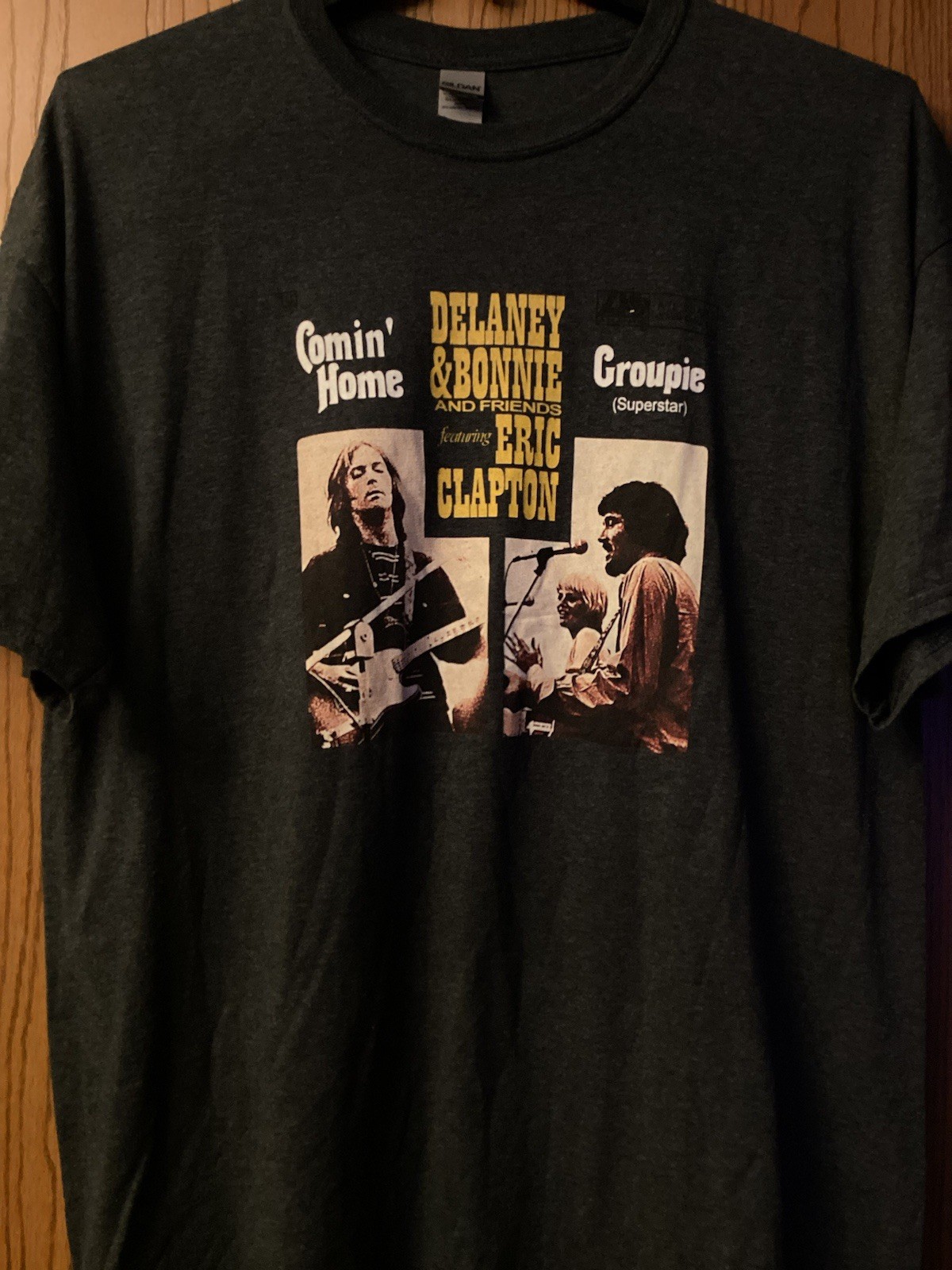 Delaney & Bonnie And Friends Featuring Eric Clapton – “Comin’ Home”- Gray – 2XL