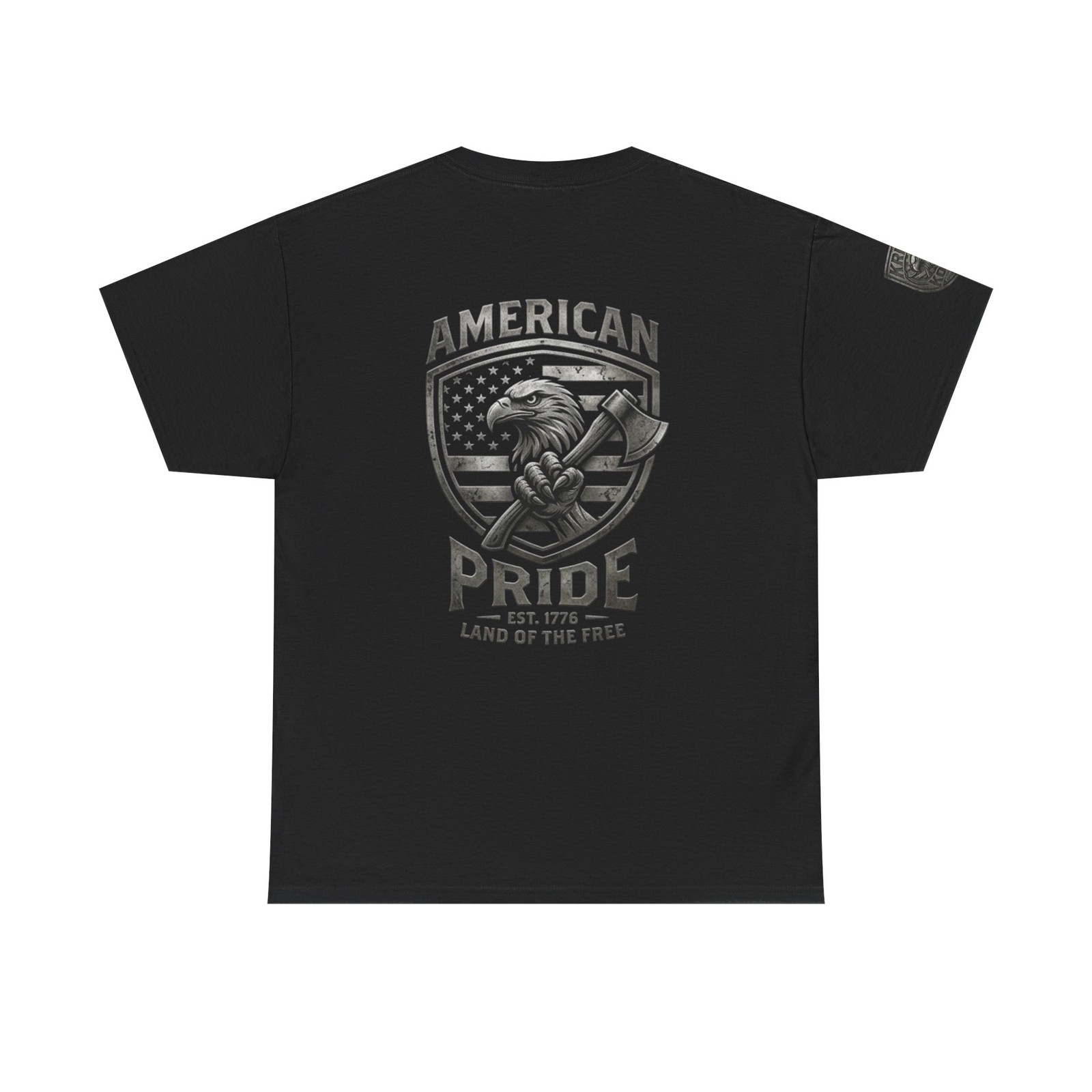 KREEP KORP American Pride Eagle Shield tee | Patriotic Flag, Axe emblem