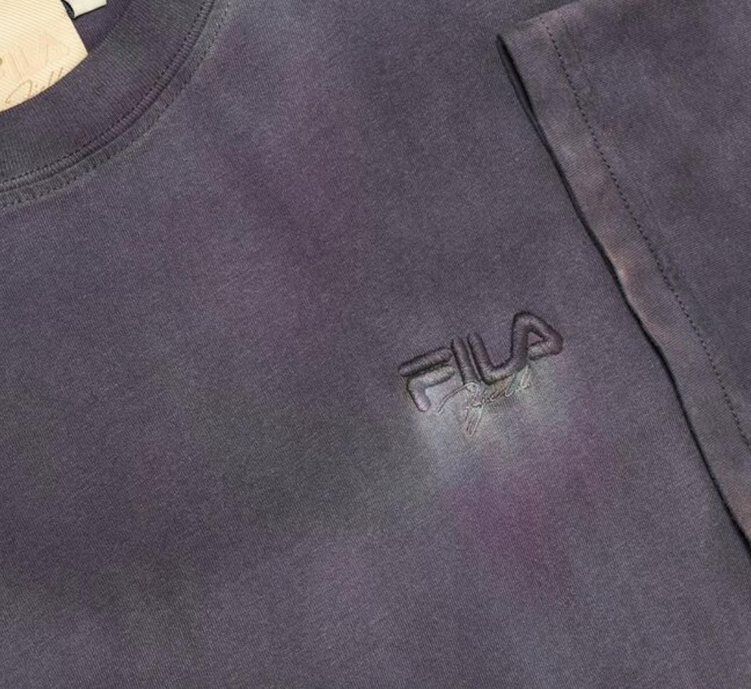 FILA FJELD Liva Gradient Tee In Rabbit/marshmallow Shirt Size M NEW $144