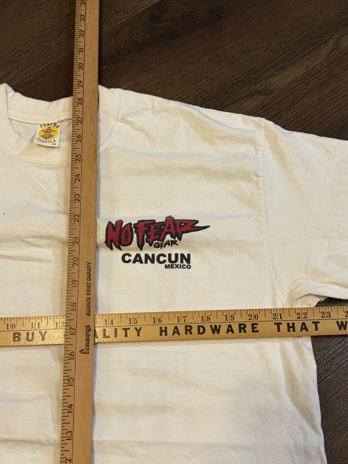 Vintage No Fear Cancun Pick A Vowel T-Shirt Mens Size XL