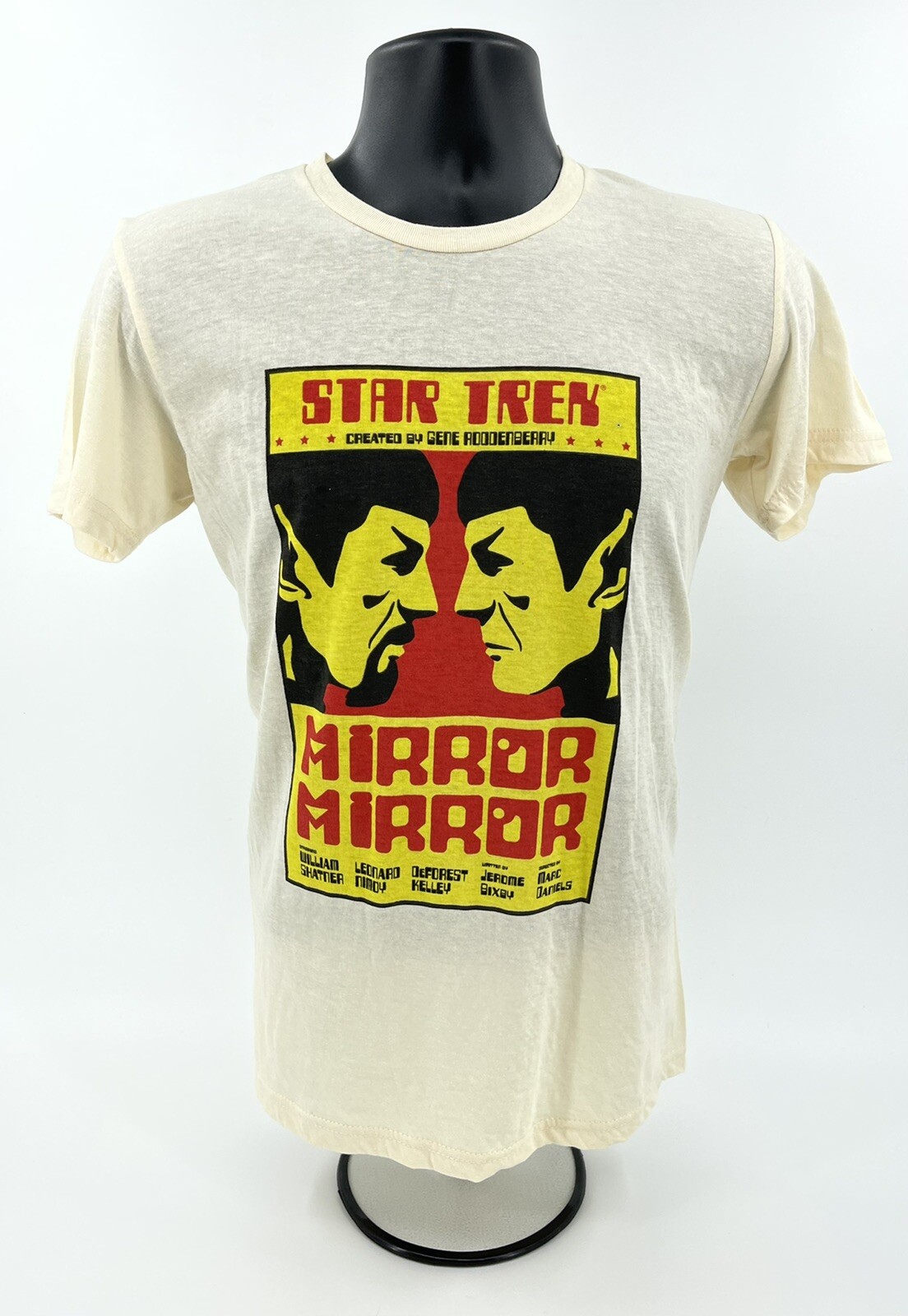 NEW Lootcrate Star Trek Mirror Mirror Episode Poster T-Shirt Beige Men&rsquo;s Small S