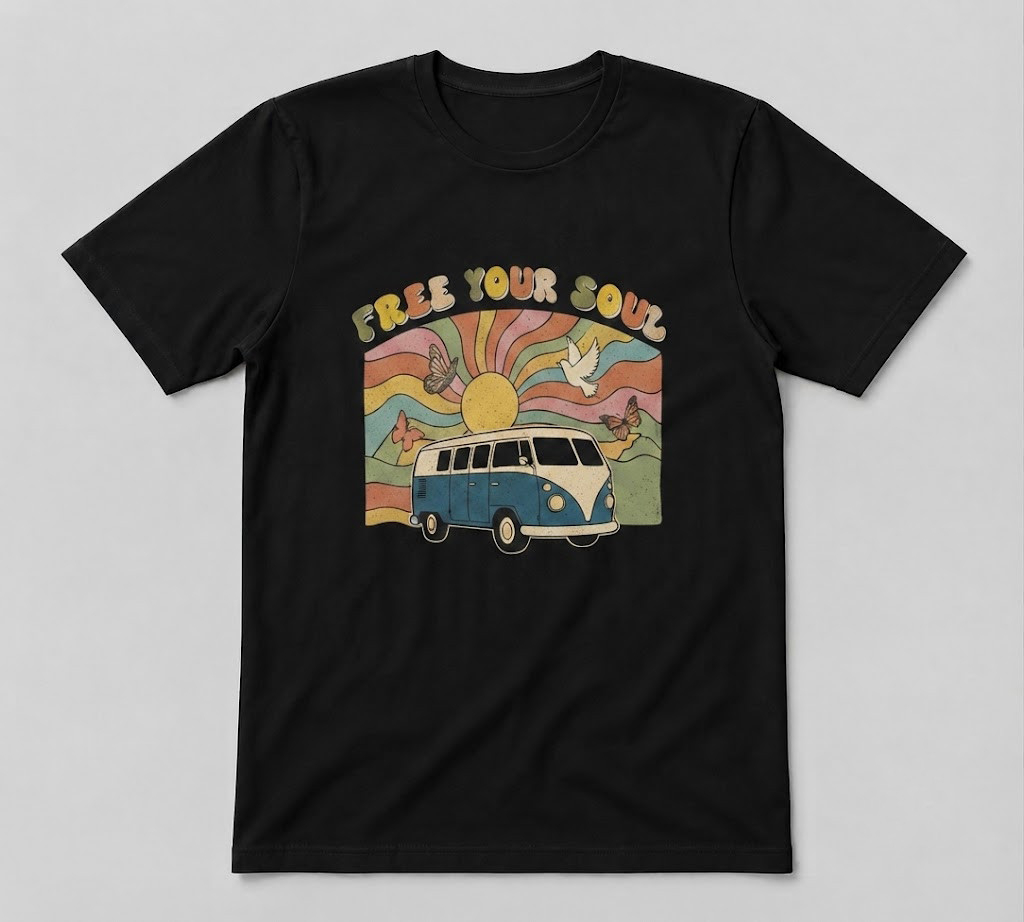 Free Your Soul Fun Peace World World Peace Dove And Earth Black T-shirt
