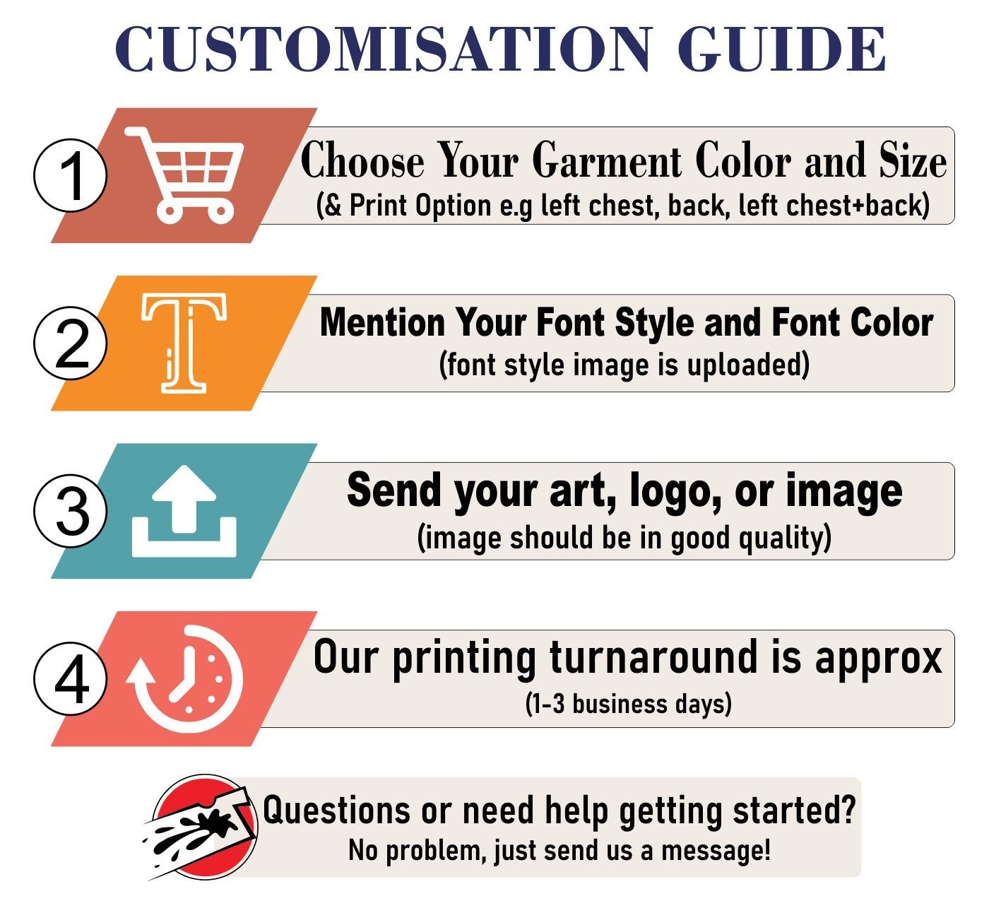 Customised Photo and Text T-Shirt, Custom Left chest & Back t shirt, Custom Tee