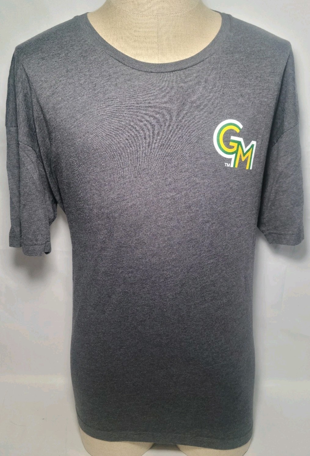 USCAPE GM George Mason Patriots Gray Two-sided Graphic T Shirt Size 2XL ~ Used