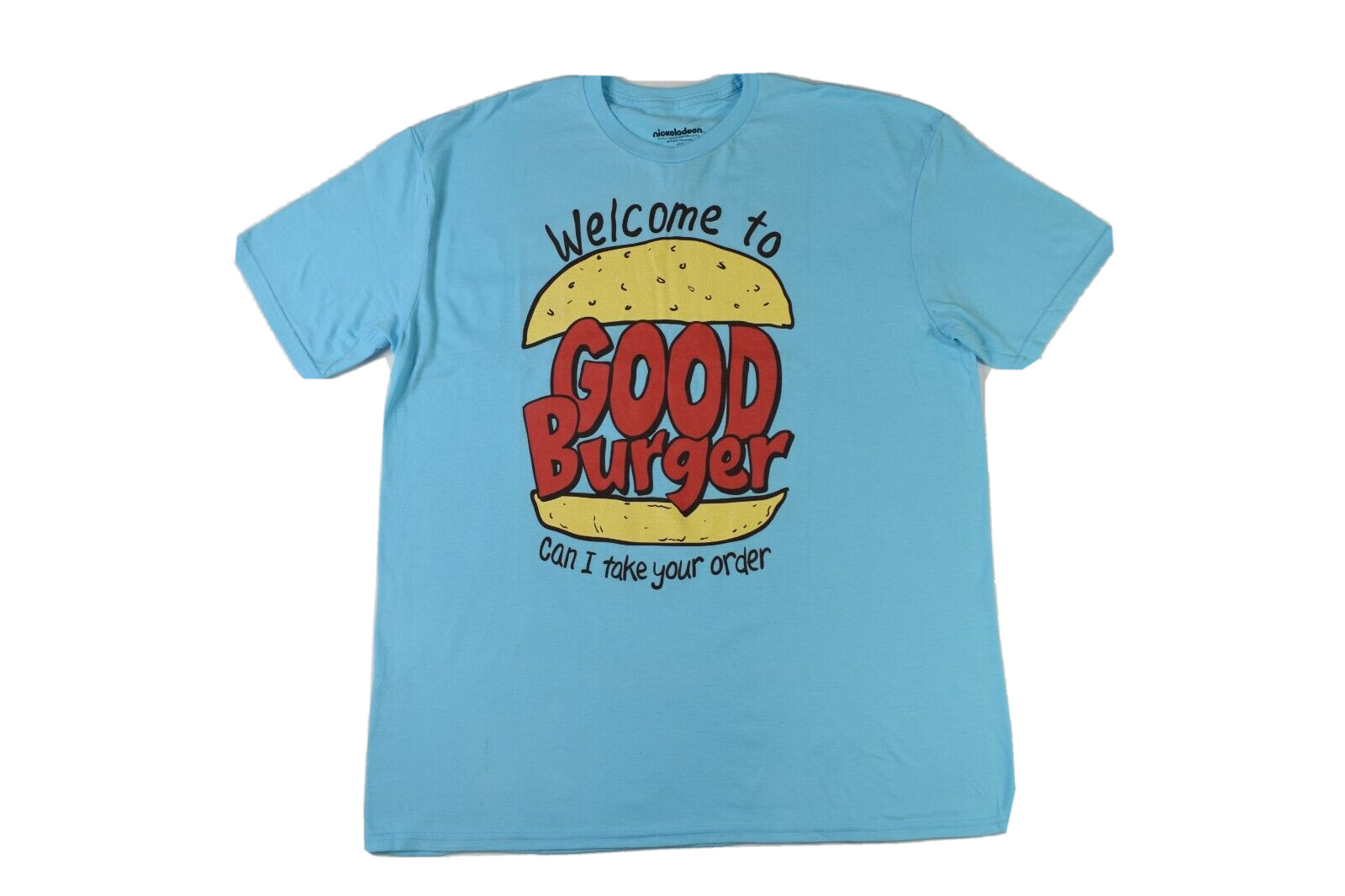 Nickelodeon Mens Welcome To Good Burger Can I Take Your Order Shirt New XL