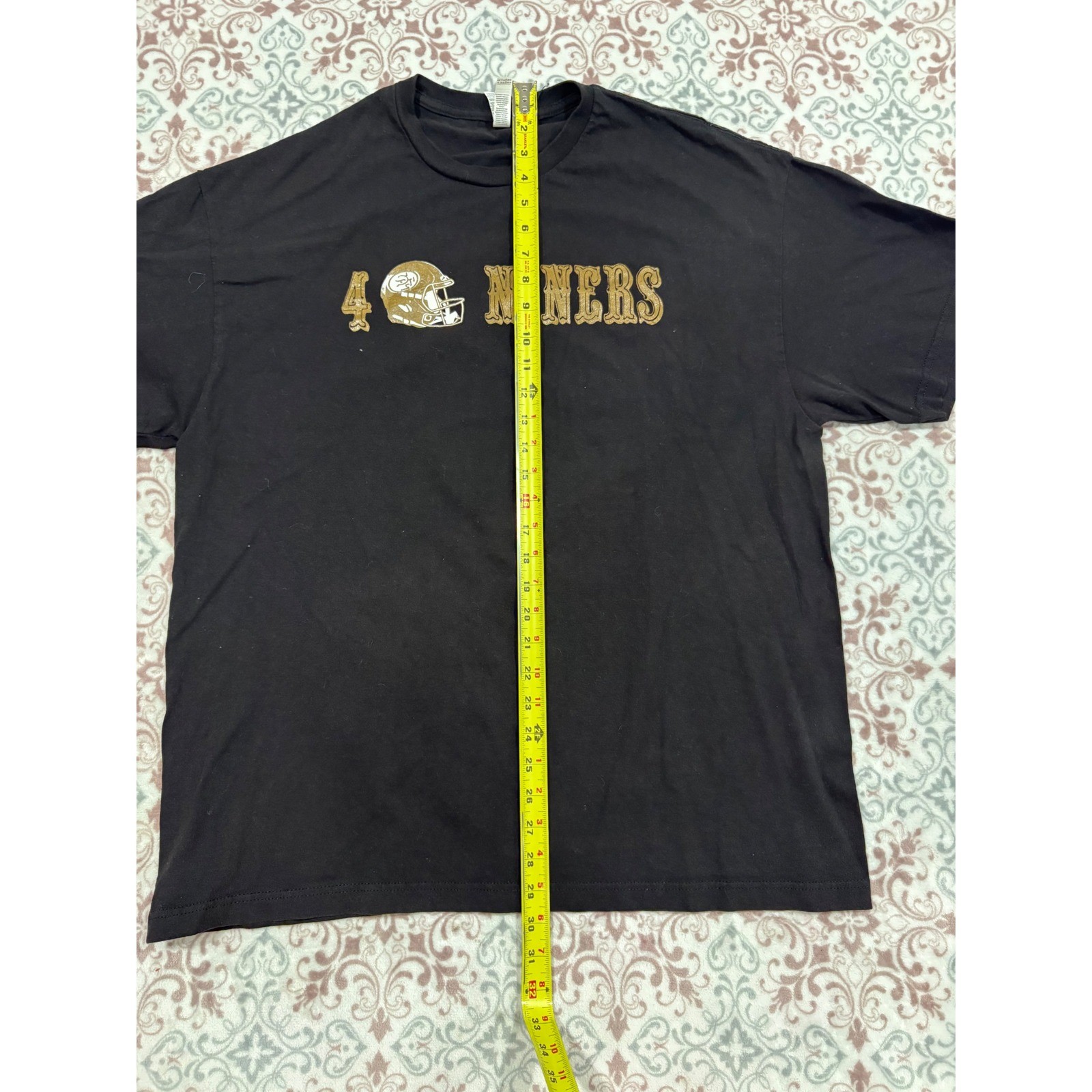 American Apparel 40 Niners LA Chapter SF 49ers T-Shirt Black XL Heavyweight 1301