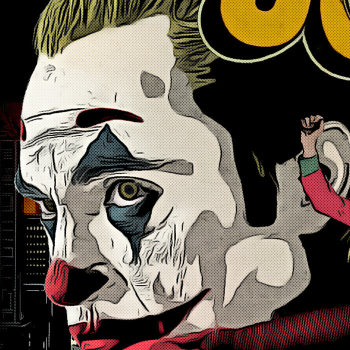 The Joker 2019 Joaquin Phoenix Batman Arthur Fleck Vintage Comic Style T-Shirt