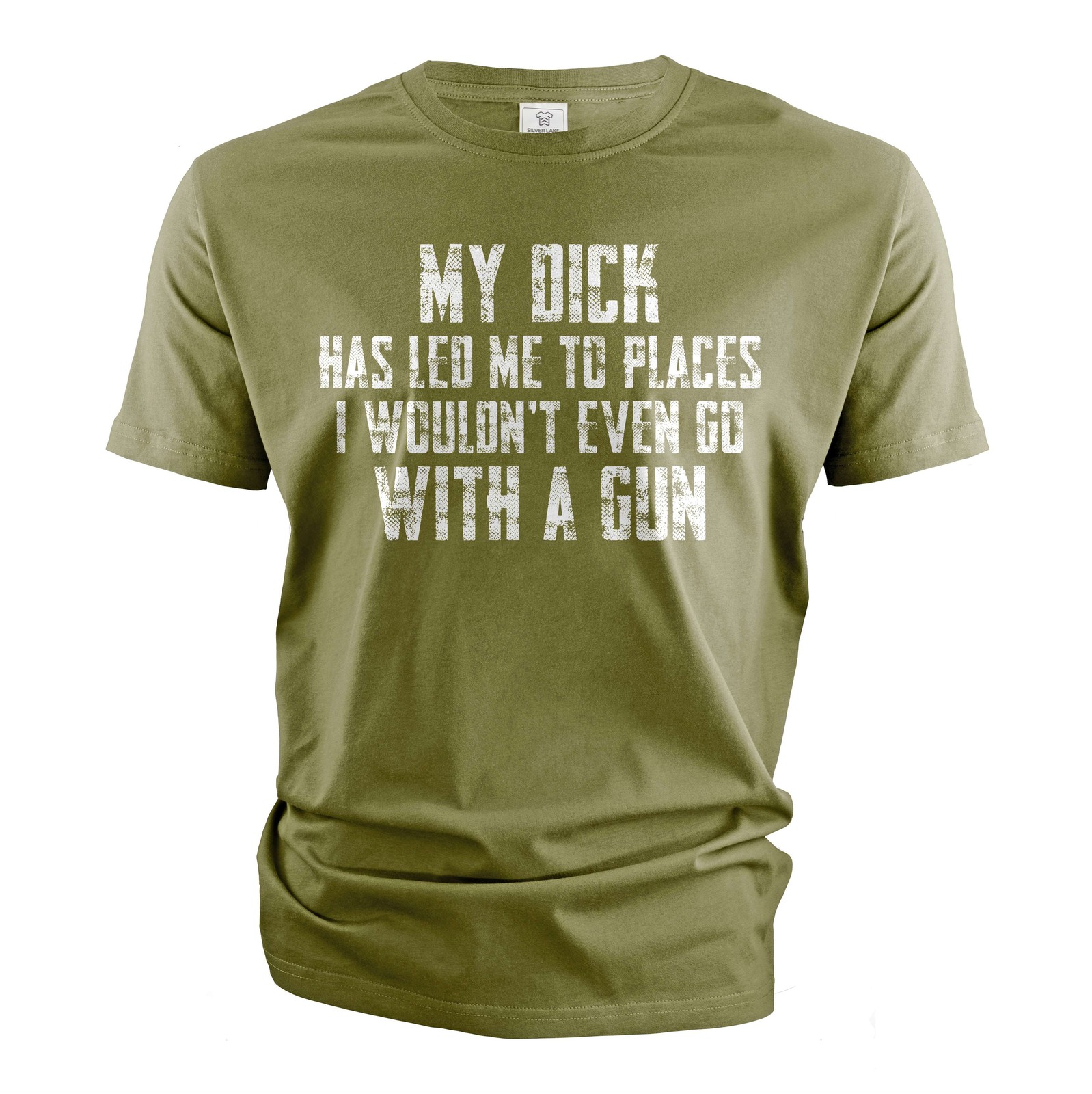 Men&rsquo;s Funny Dick has led to places T-shirt humorous humor gifts for him friend