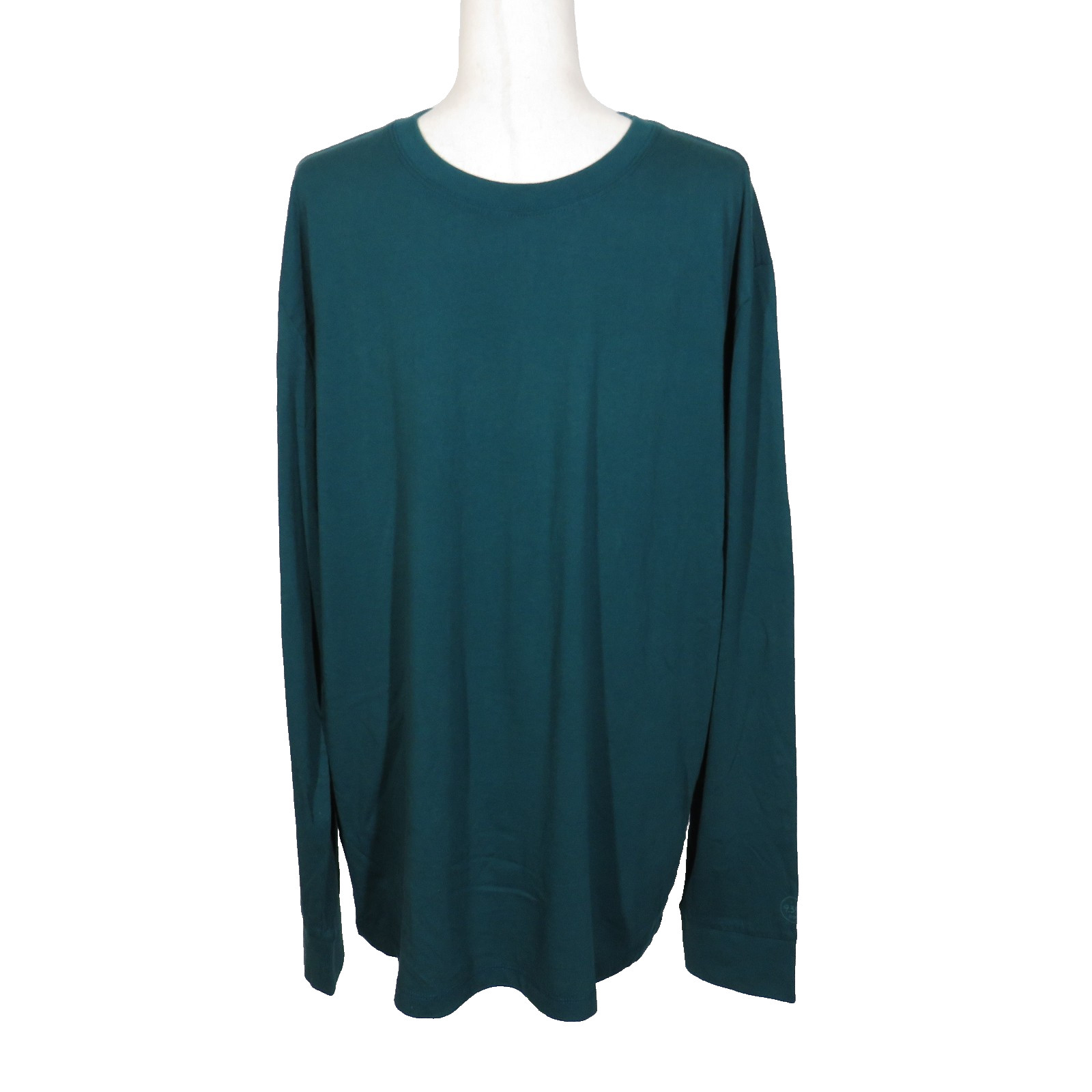 Allbirds Men&rsquo;s Allgood Organic Cotton Long Sleeve Tee Deep Emerald Size XL