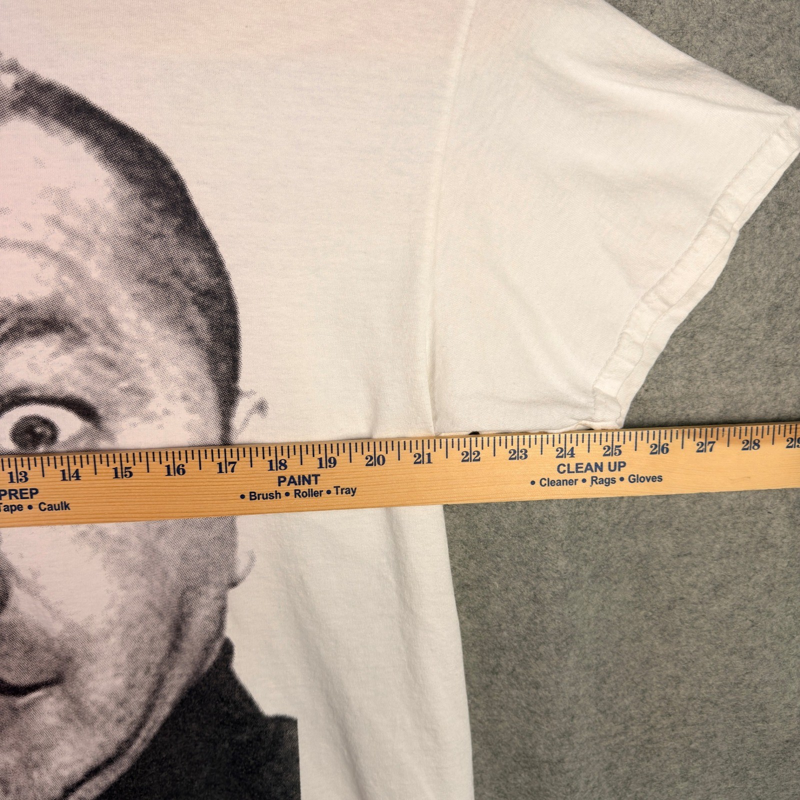 VINTAGE 90s The Three Stooges Curly Howard Graphic T-Shirt Mens XL White Comedy