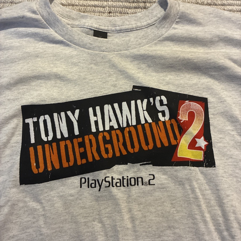Vintage Style 2004 Tony Hawk’s Underground 2 T-Shirt Sz XL Modern Boot