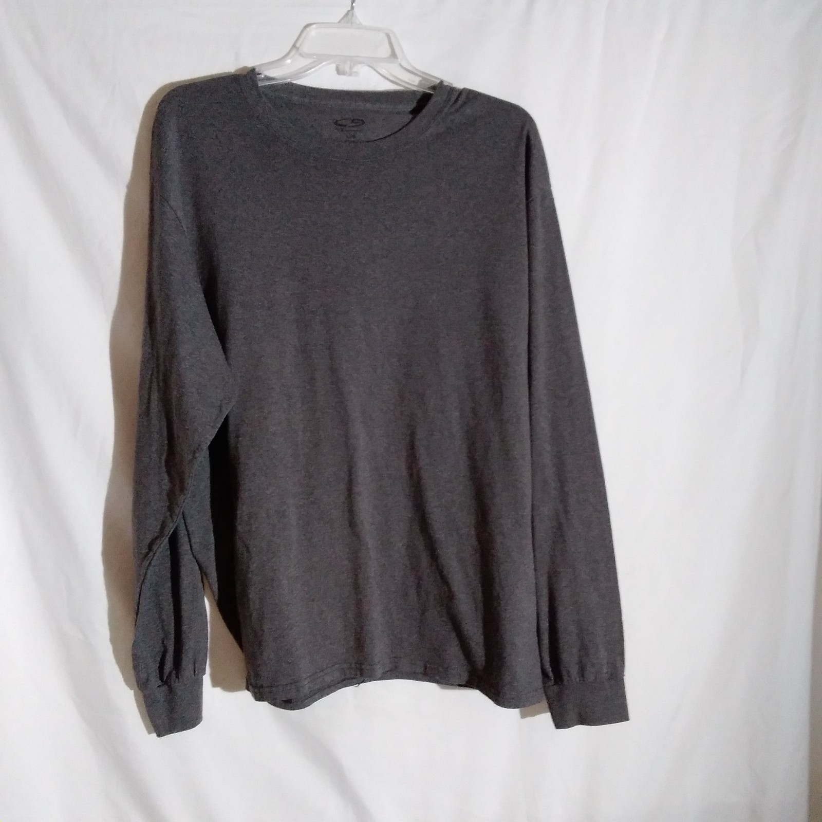Champion Men&rsquo;s Tagless Long Sleeve T-Shirt Gray LG