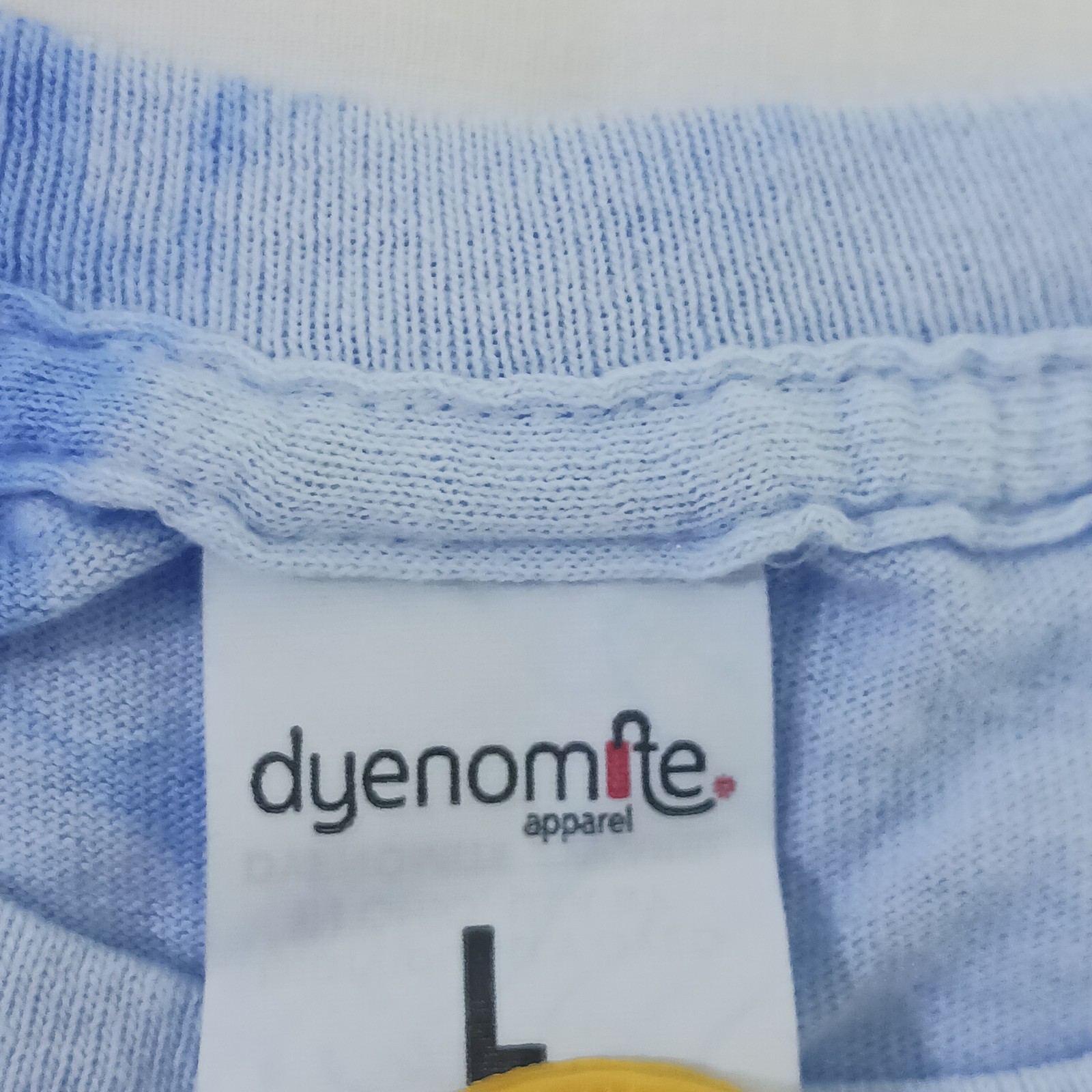Tie Dye T Shirt Adult Large Blue 2 Tone Heavy Cotton Hippie 70&rsquo;s Style New