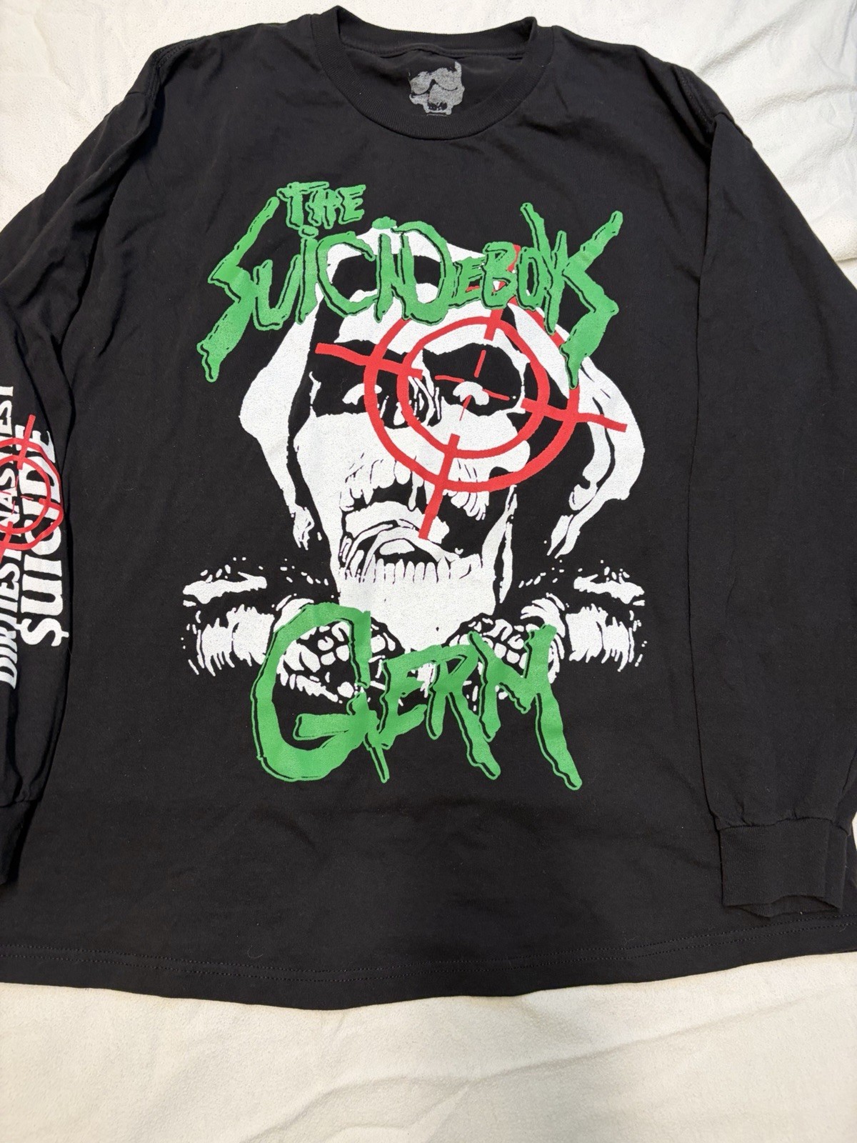 Suicideboys Sorry For The Wait Long Sleeve Mens XL Black Germ Skull Grunge