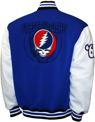 Grateful Dead – Grateful Dead – Steal Your Face – Varsity Fleece Jacket – Large