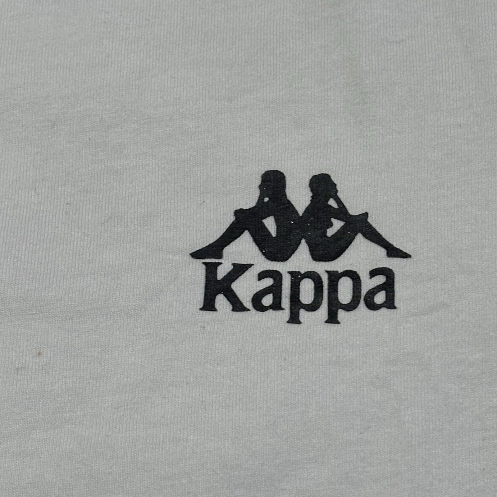 KAPPA 222 BANDA COEN Short Sleeve Graphic White T-Shirt Men’s Sz M