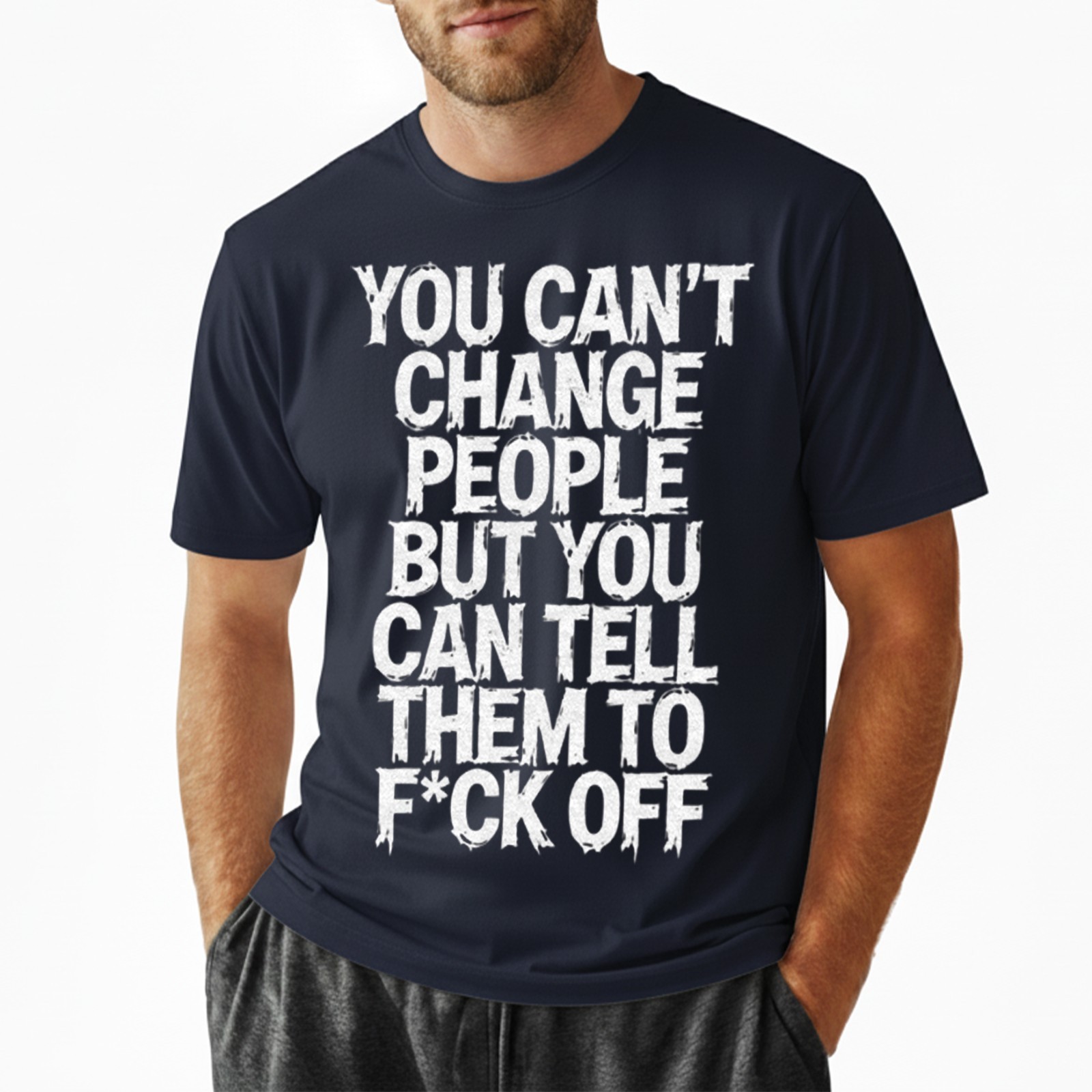 Humorous You Can&rsquo;t Change People Funny Sarcastic T-shirt Introvert Sweatshirt