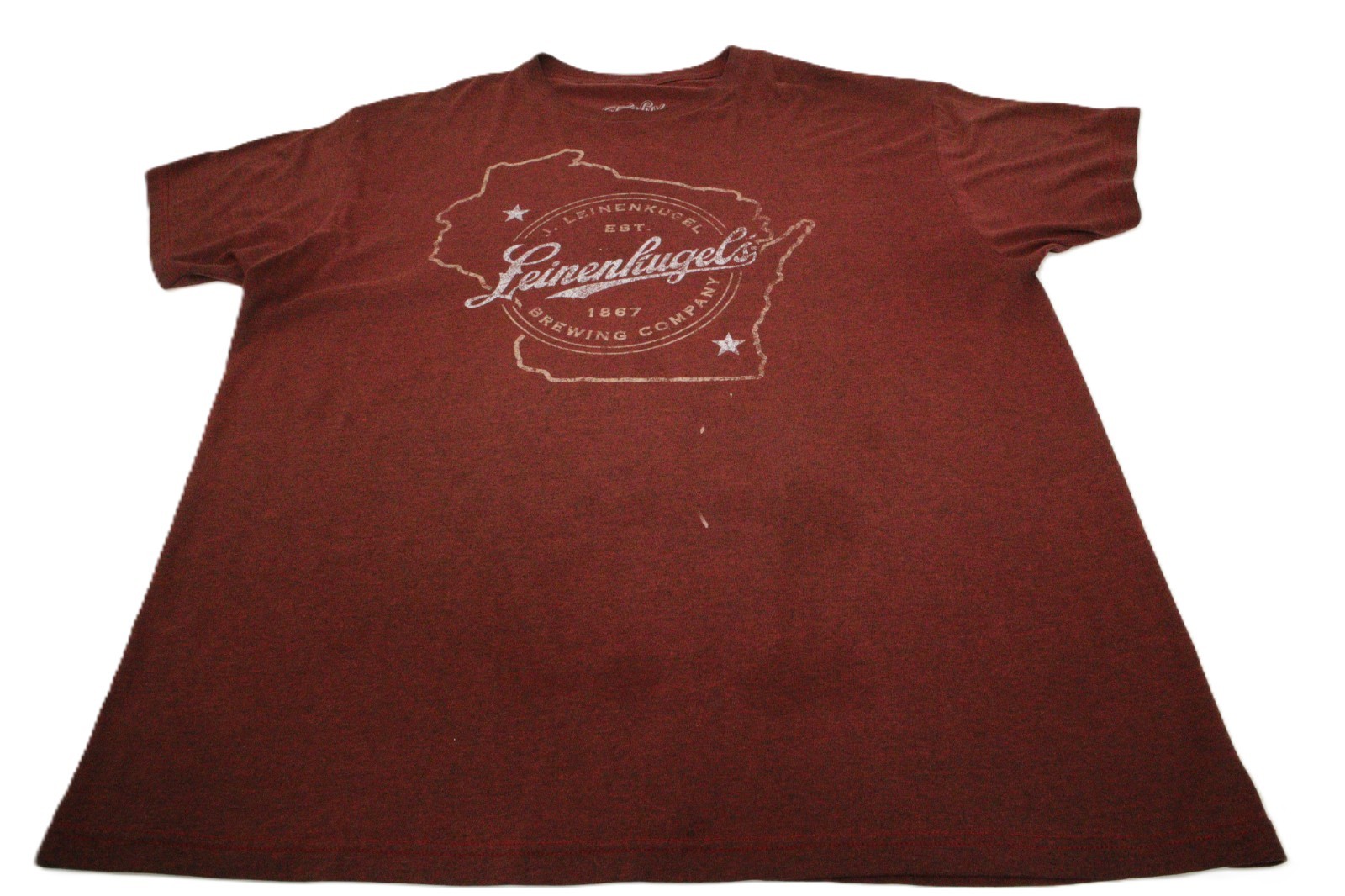 Tee Luv Leinenkugel&rsquo;s Wisconsin Brewing Company Graphic T-Shirt Men&rsquo;s 2XL T0386