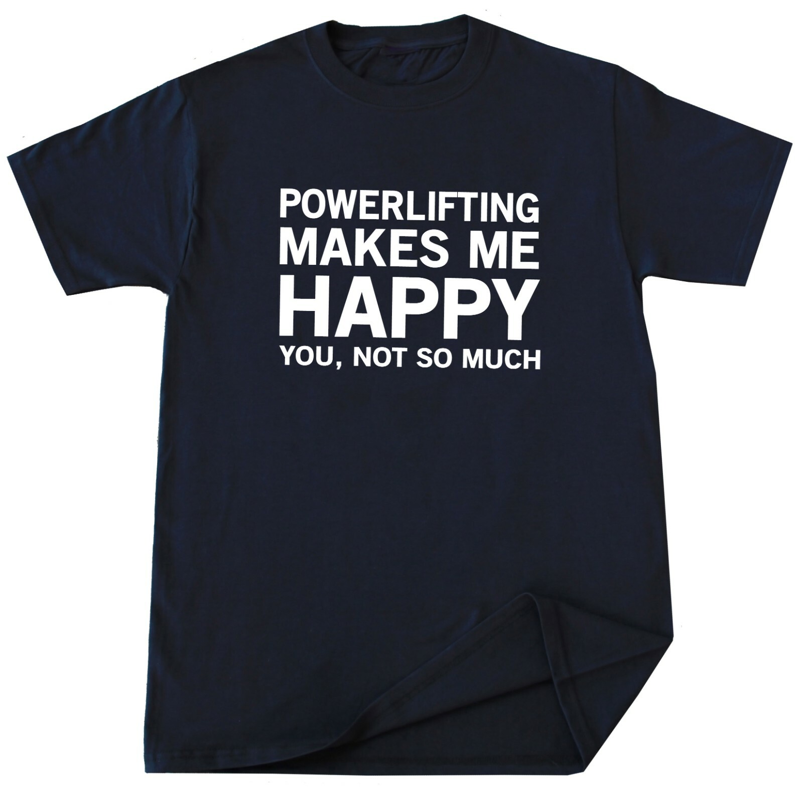Funny Powerlifting T-shirt Gym Training Weight Lifting Trainer Coach Gift Tee