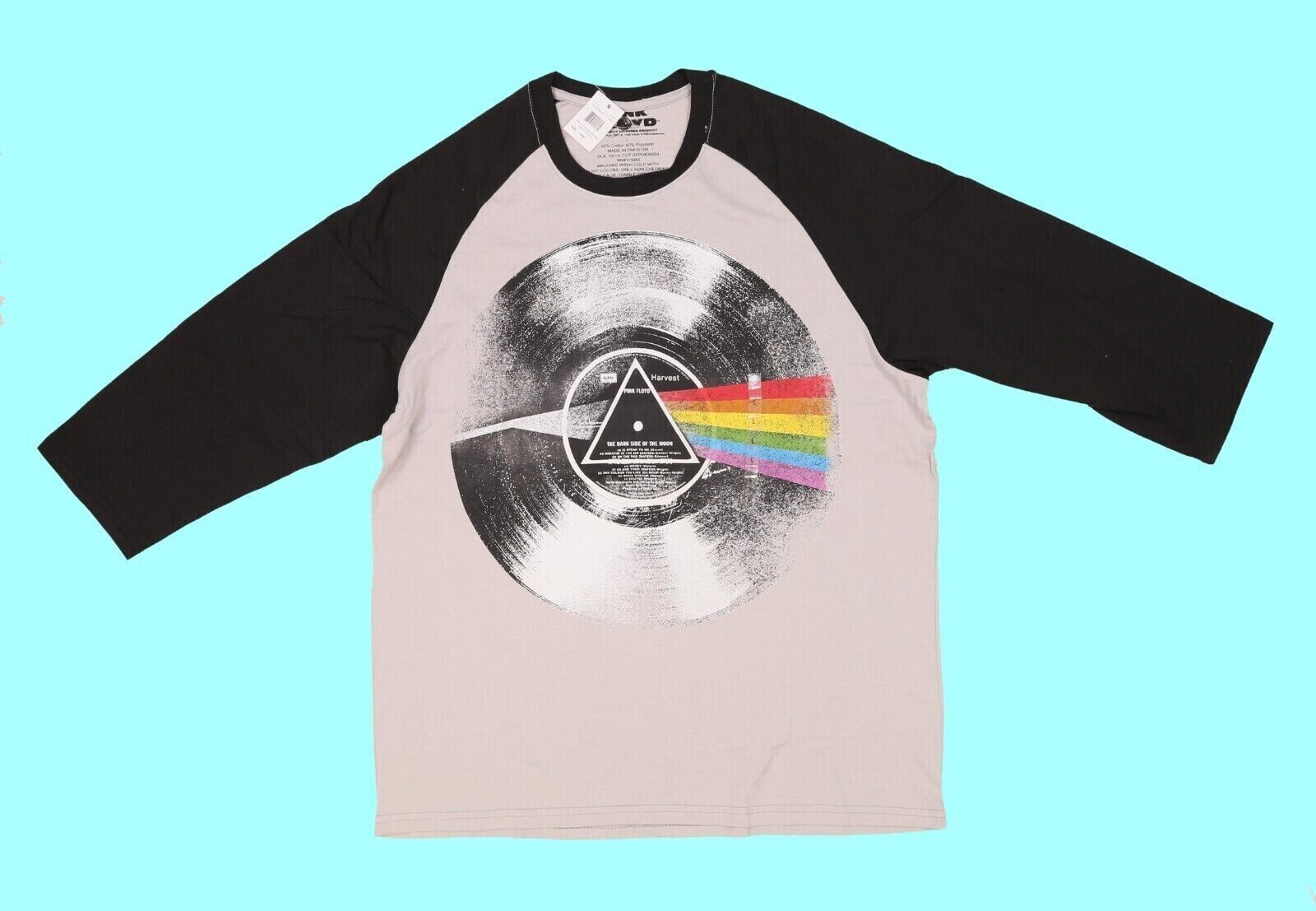 Men&rsquo;s PINK FLOYD THE DARK SIDE OF THE MOON T-Shirt Long Sleeve Size: L