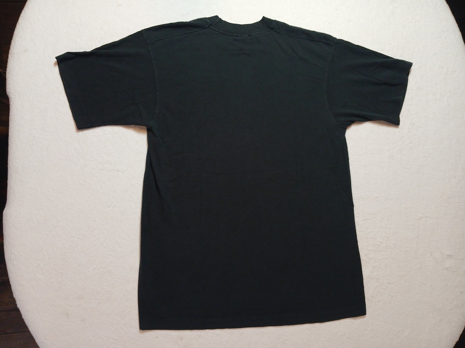 VTG Mens L Single Stitch Black T Shirt Funny Baking Comedy Shirt