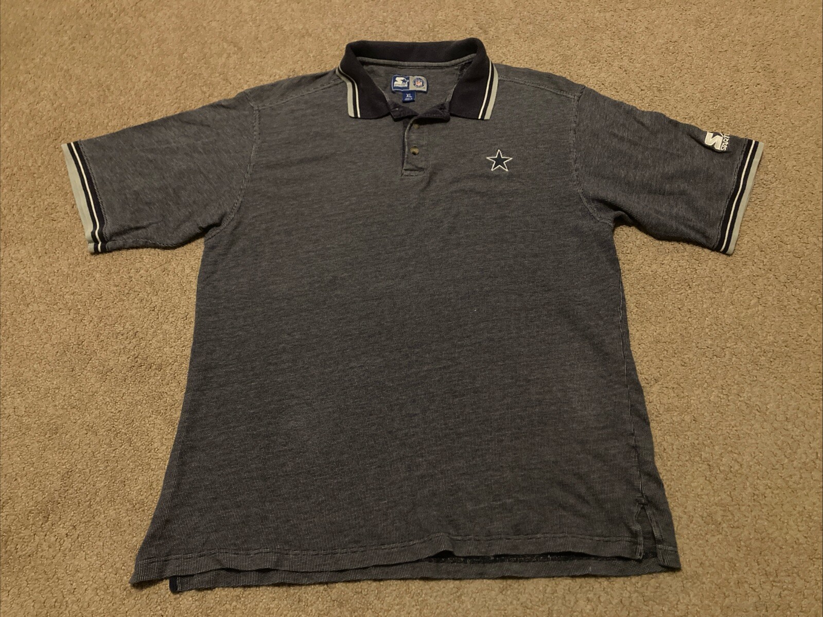Starter Polo Shirt Dallas Cowboys Men’s XL 90’s Football NFL