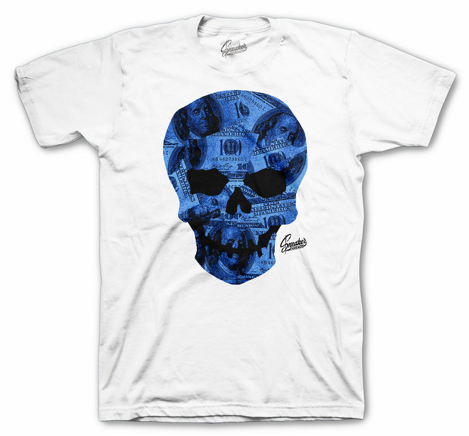 Shirt Match Jordan 5 Stealth 2.0 Shoes – Money Skull Tee