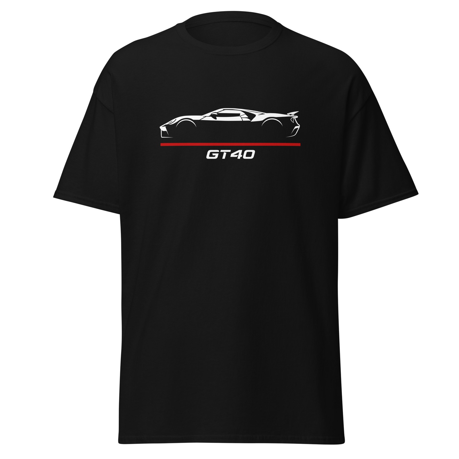 GT40 Vintage Gulf Racing Blue Mid Engine Hypercar Graphic Tee T-Shirt Gift