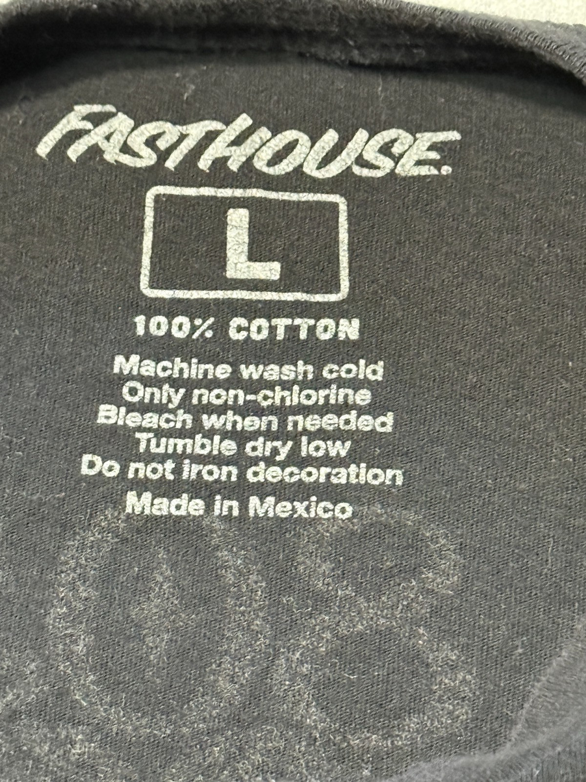 FASTHOUSE – Men&rsquo;s Short Sleeve L – LARGE – Black – F/H – Live and Let Live