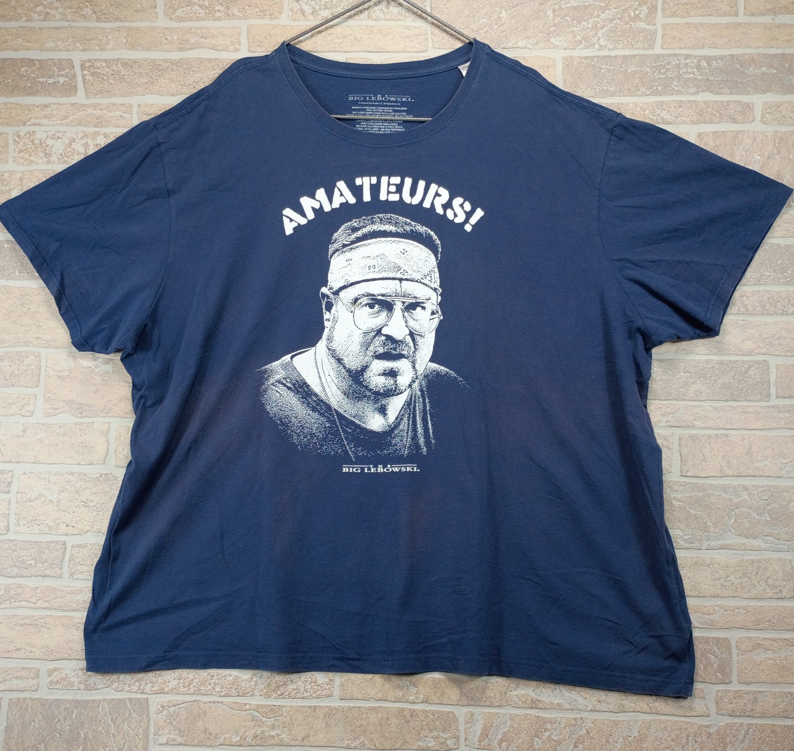 The Big Lebowski Walter Sobchak Amateurs! T-Shirt Men&rsquo;s 5XL Ripple Junction Blue